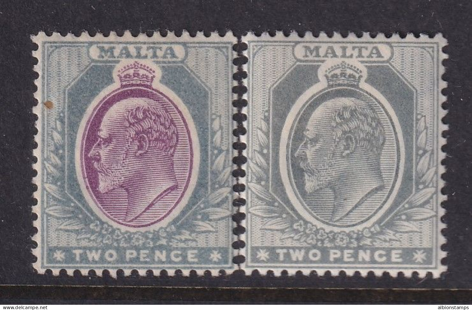 Malta, Scott 33-34 (SG 50-51), MHR - Malta (...-1964)