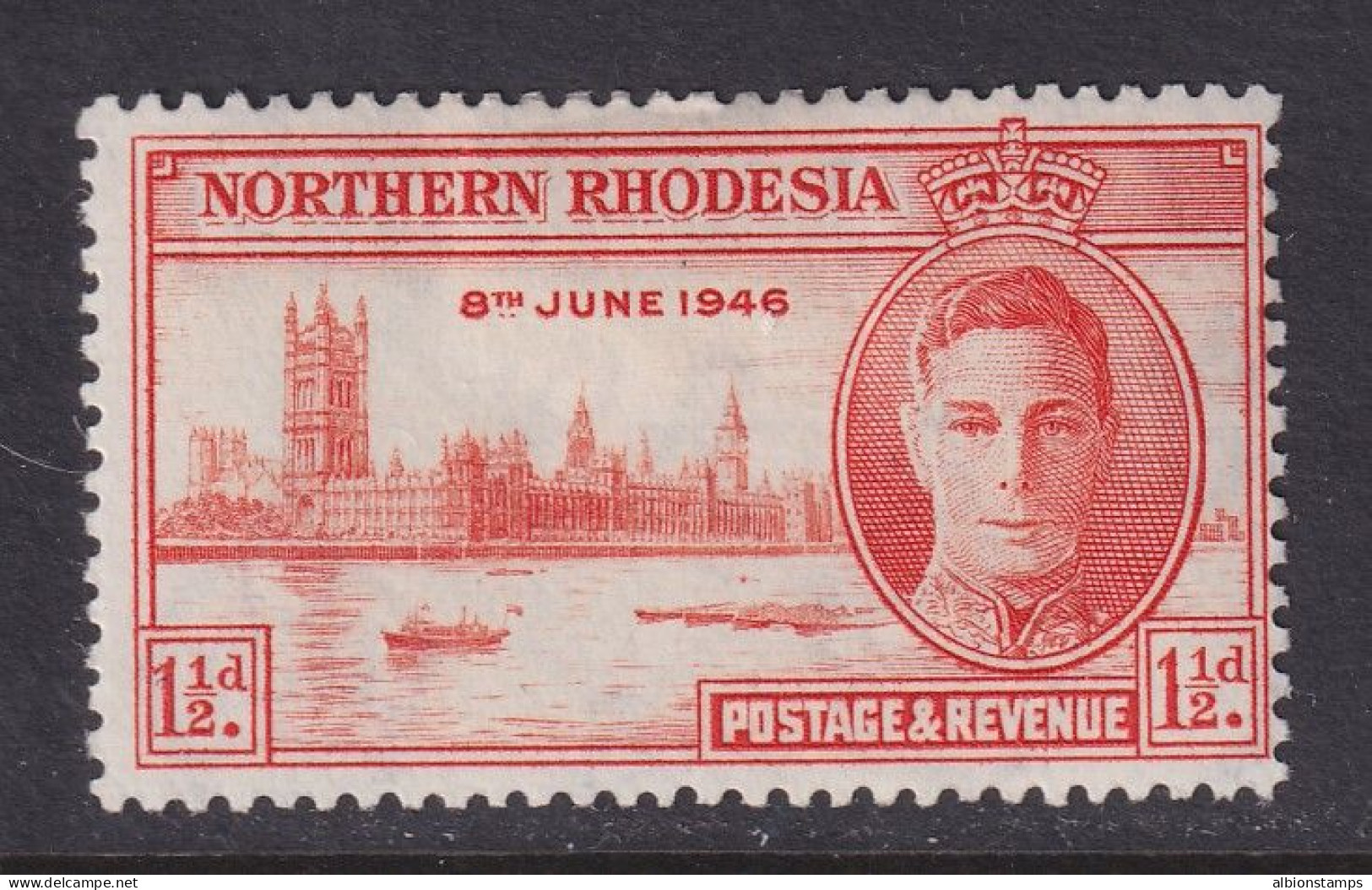Northern Rhodesia, Scott 46a (SG 46a), MHR - Northern Rhodesia (...-1963)