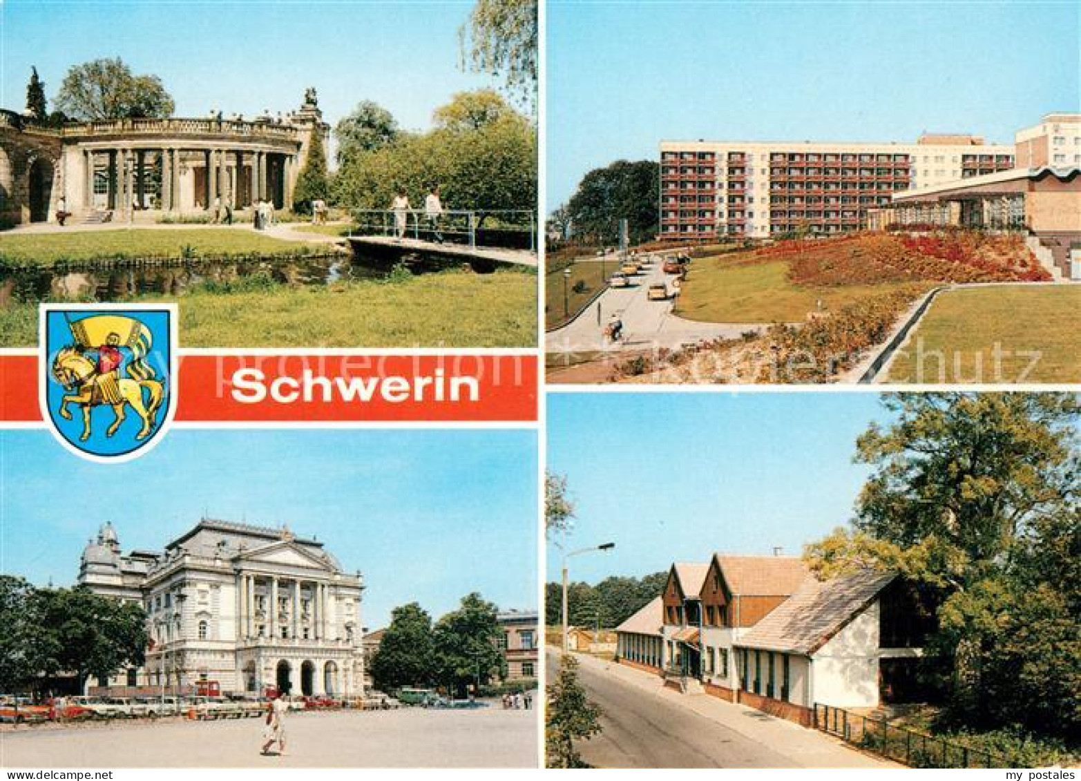 73062168 Schwerin Mecklenburg Orangerie FDGB Erholungsheim Fritz Reuter Staatsth - Schwerin