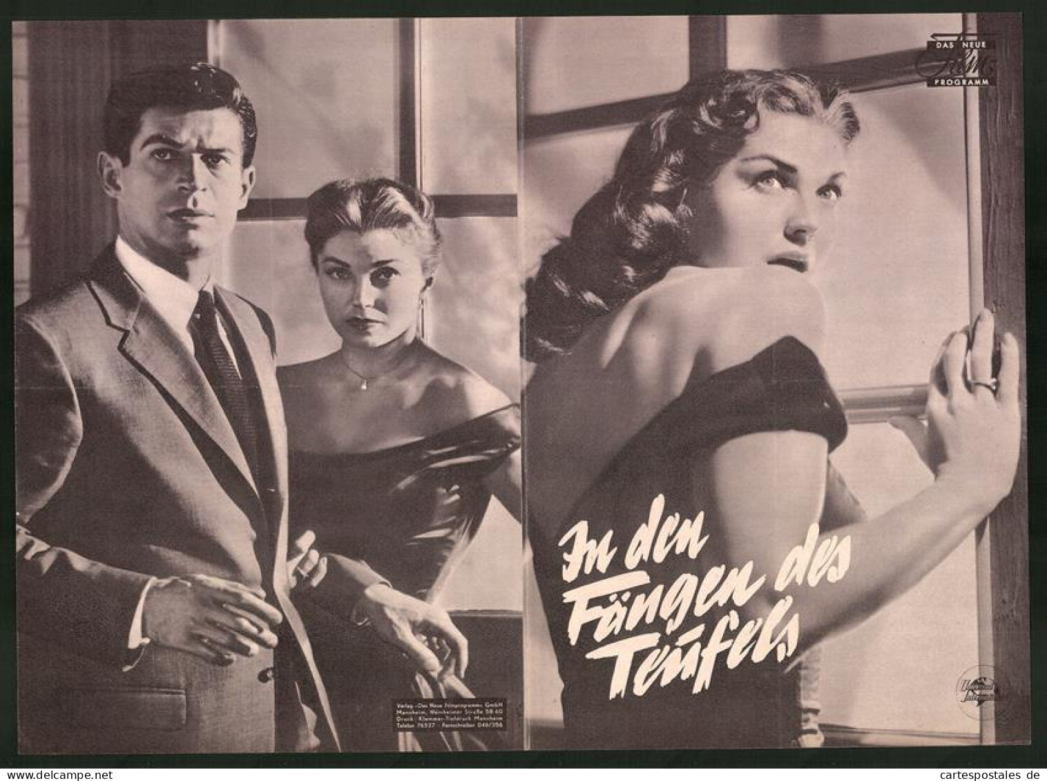 Filmprogramm DNF, In Den Fängen Des Teufels, Esther Williams, George Nader, Regie Harry Keller  - Magazines