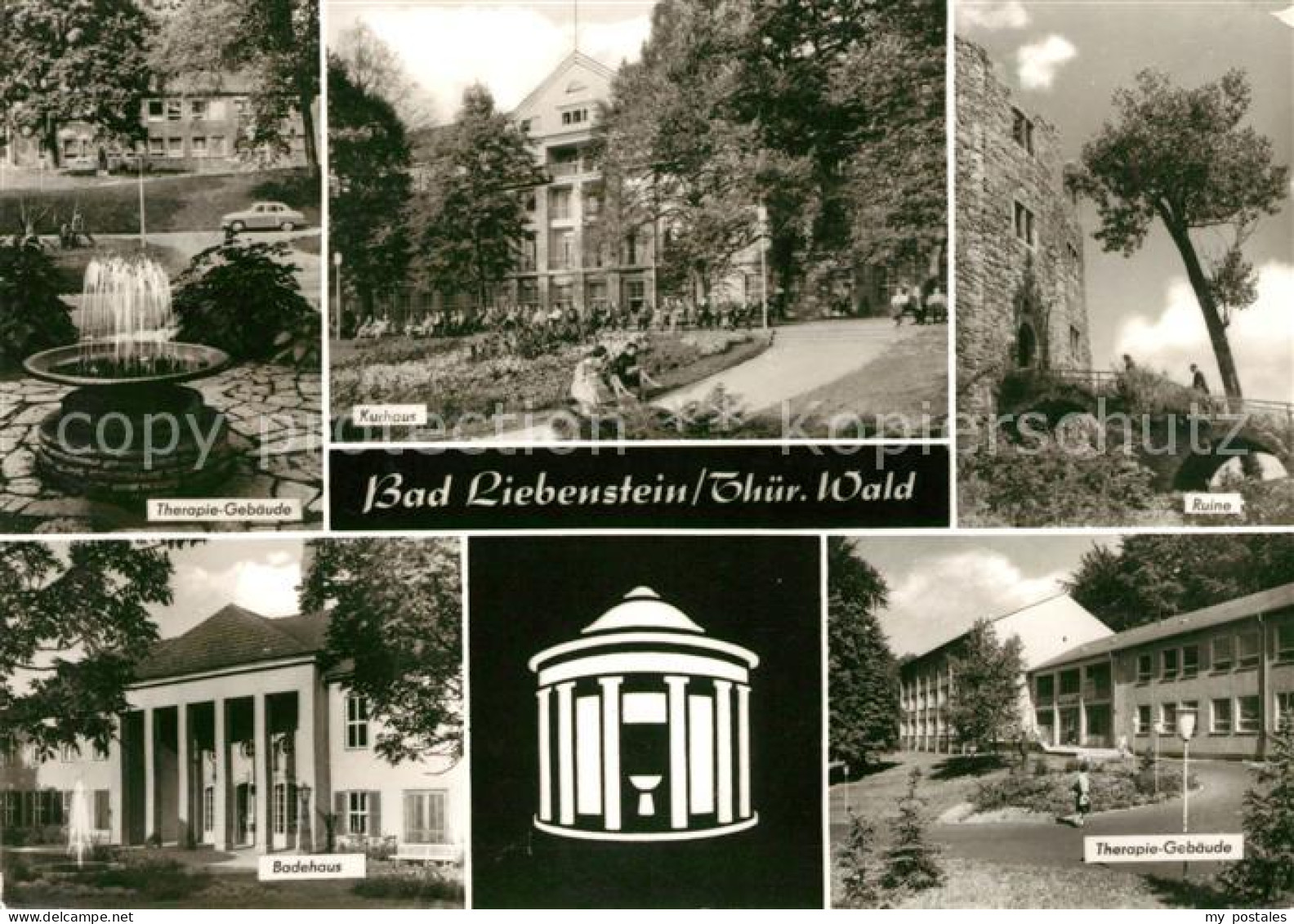 73037372 Bad Liebenstein Therapiegebaeude Kurhaus Ruine Badehaus Bad Liebenstein - Bad Liebenstein