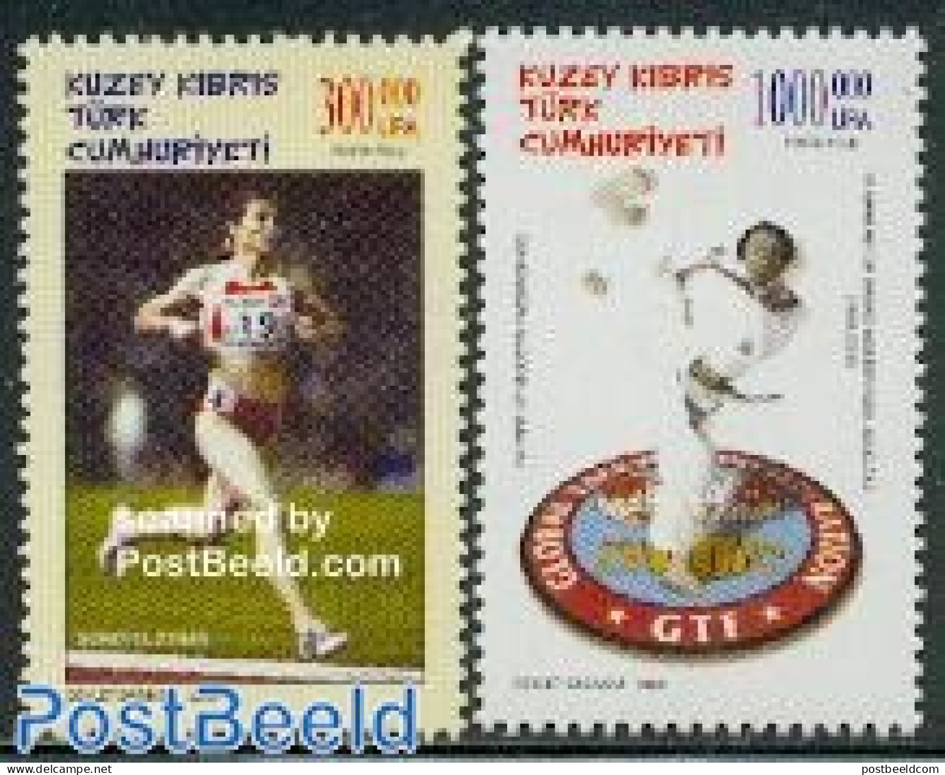 Turkish Cyprus 2002 Sport Events 2v, Mint NH, Sport - Athletics - Judo - Sport (other And Mixed) - Leichtathletik