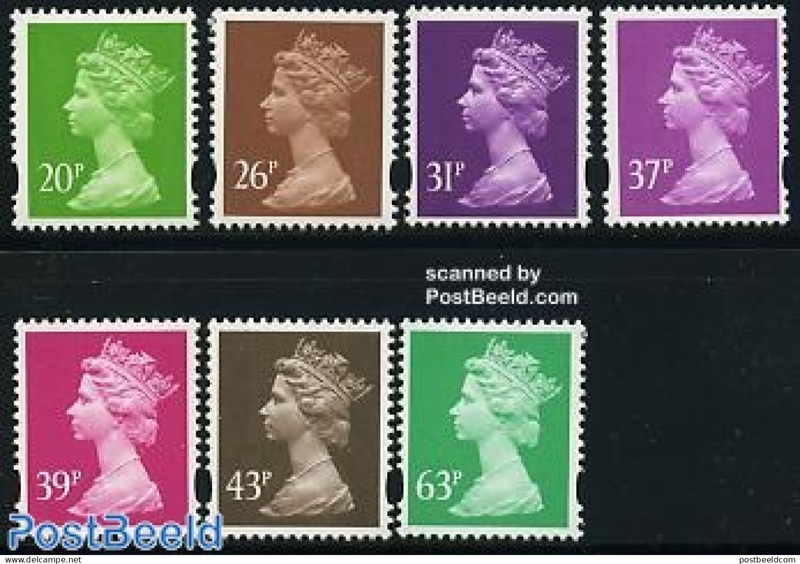 Great Britain 1996 Definitives 7v, Mint NH - Other & Unclassified