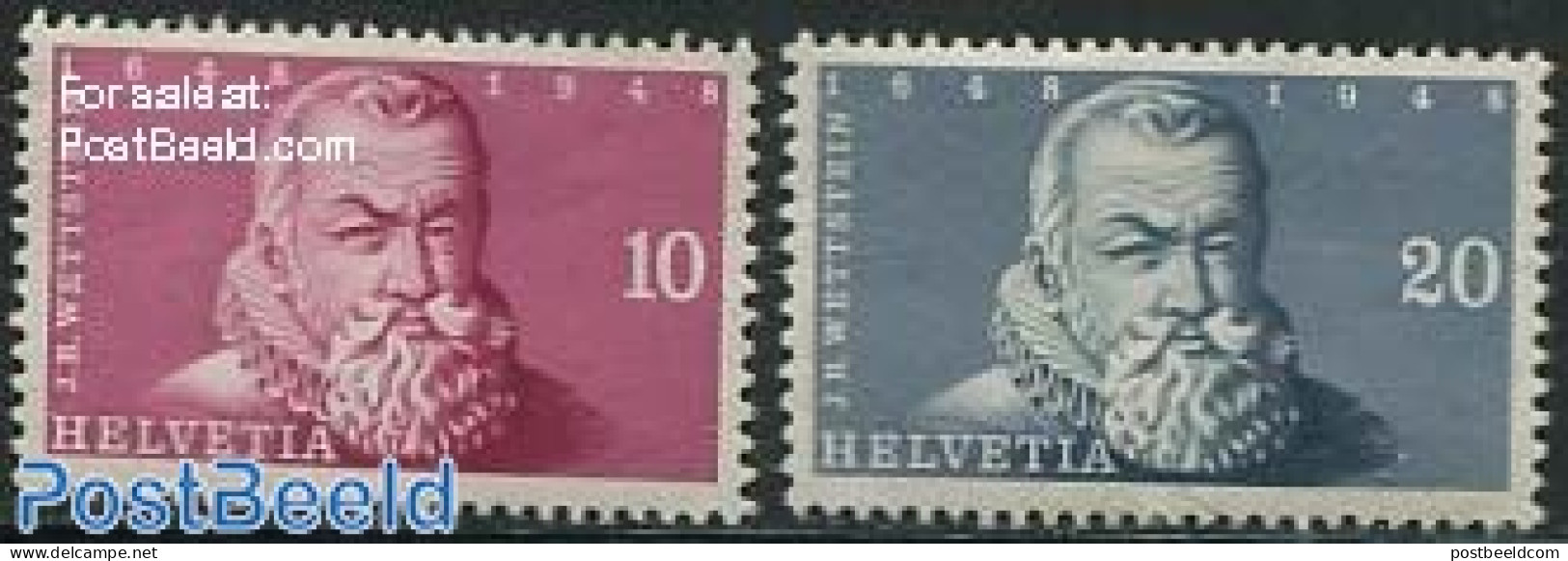 Switzerland 1948 IMABA 2v (from S/s), Mint NH - Ungebraucht