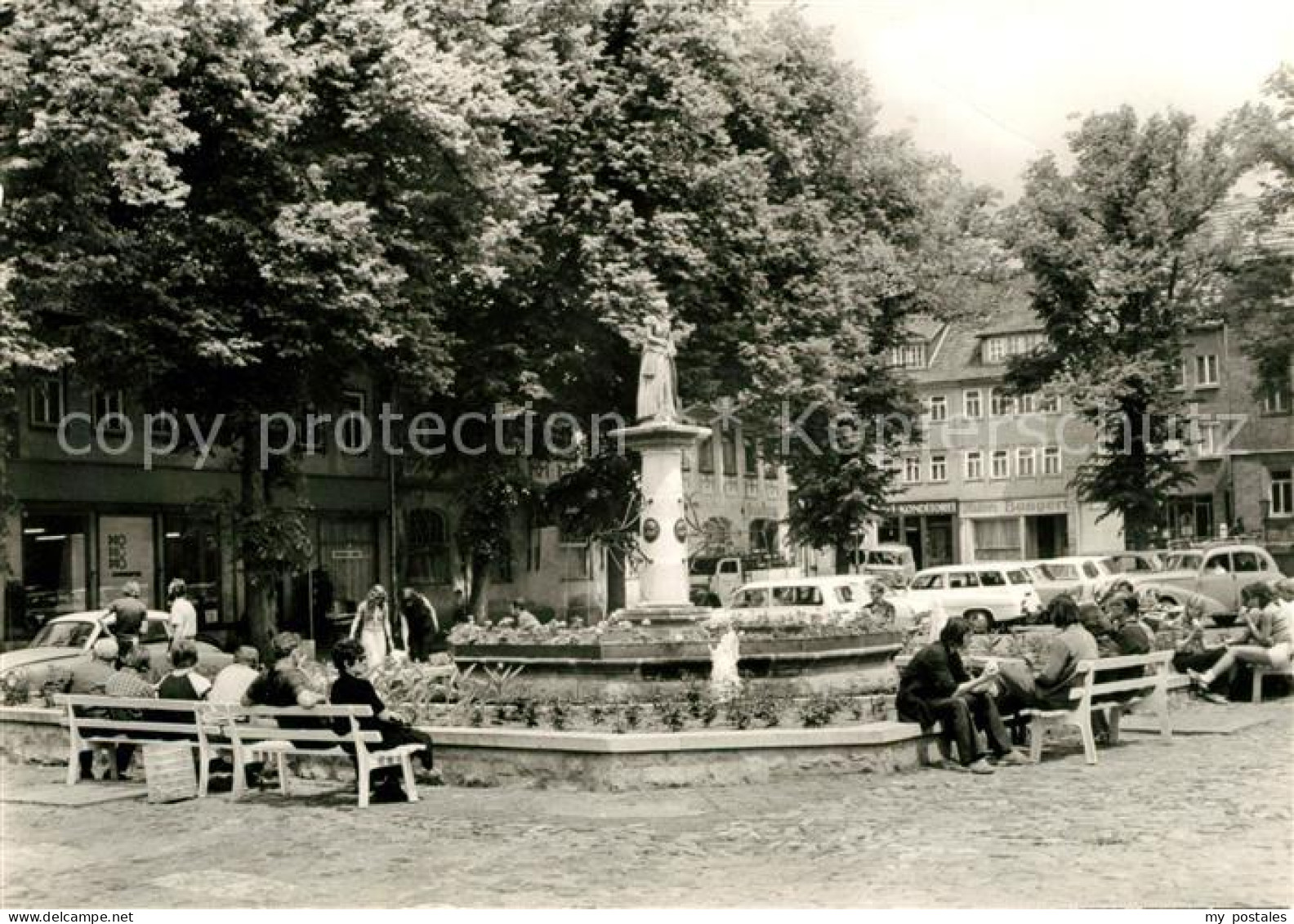 73032660 Schleusingen Brunnen Markt Schleusingen - Schleusingen