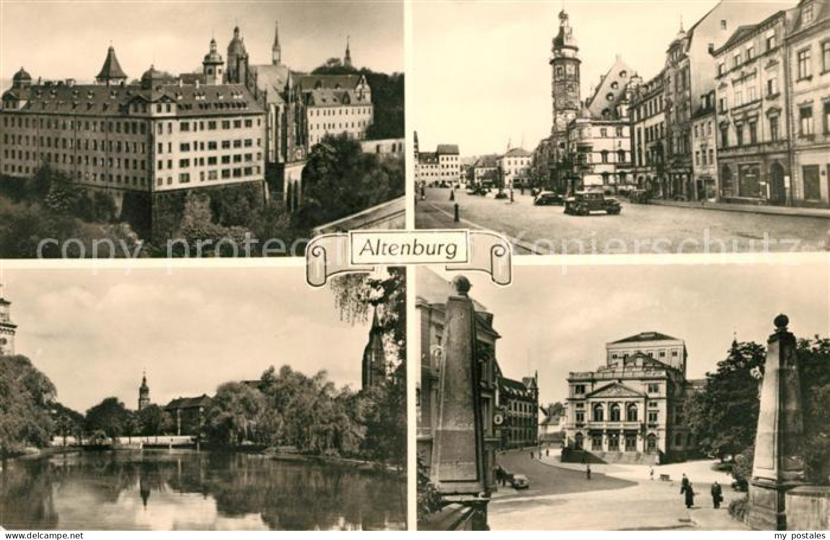 73032048 Altenburg Thueringen Schloss Rathaus Stadtansichten Altenburg Thueringe - Altenburg