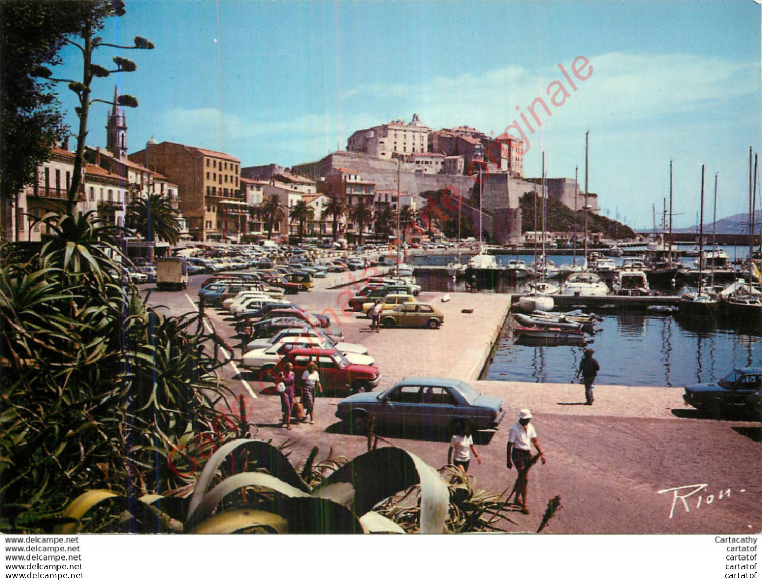 20.  CALVI .   Le Port . La Citadelle . - Calvi