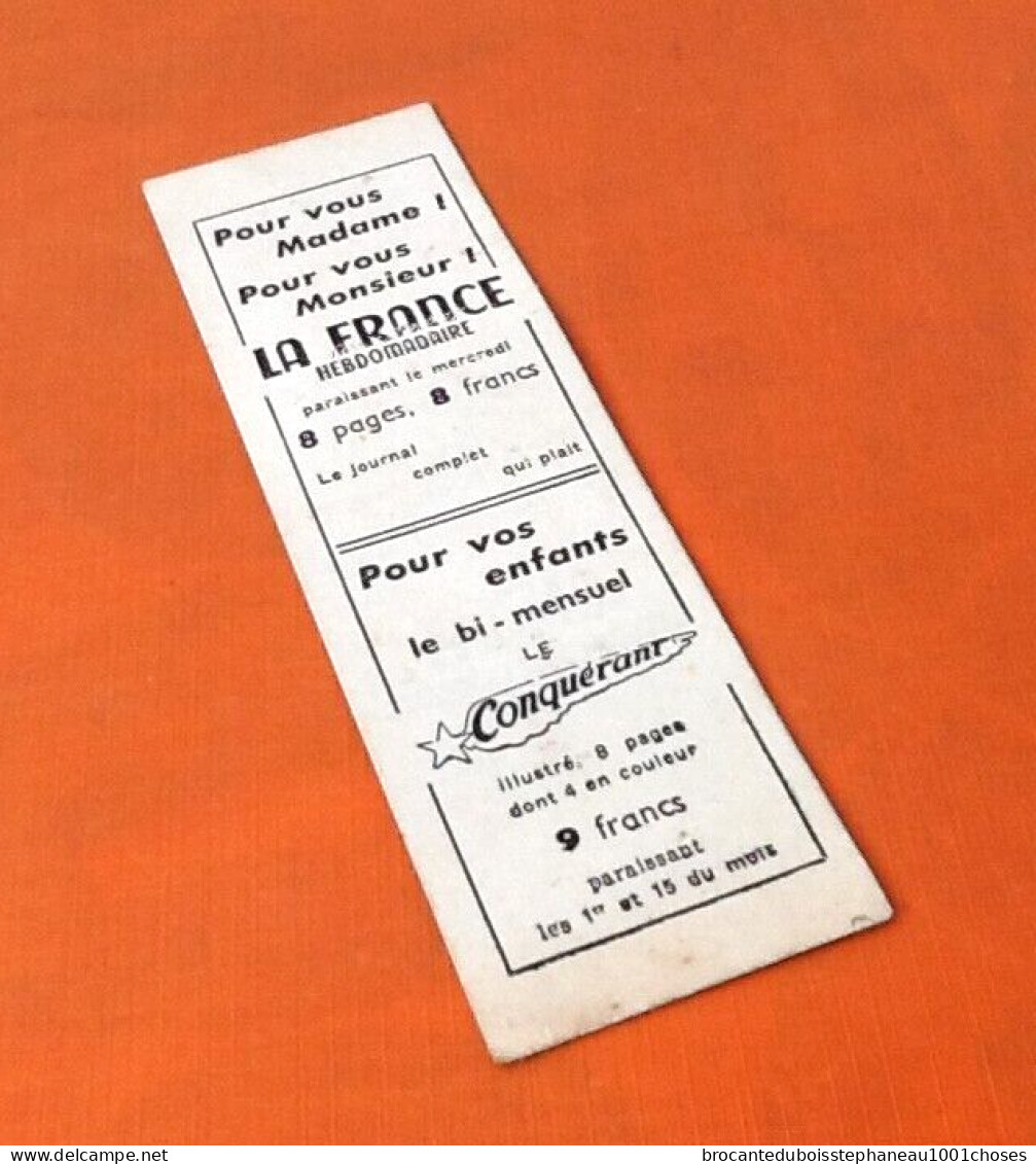 Ancien Signet / Marque-page Publicitaire La Croix-Rouge - Bookmarks