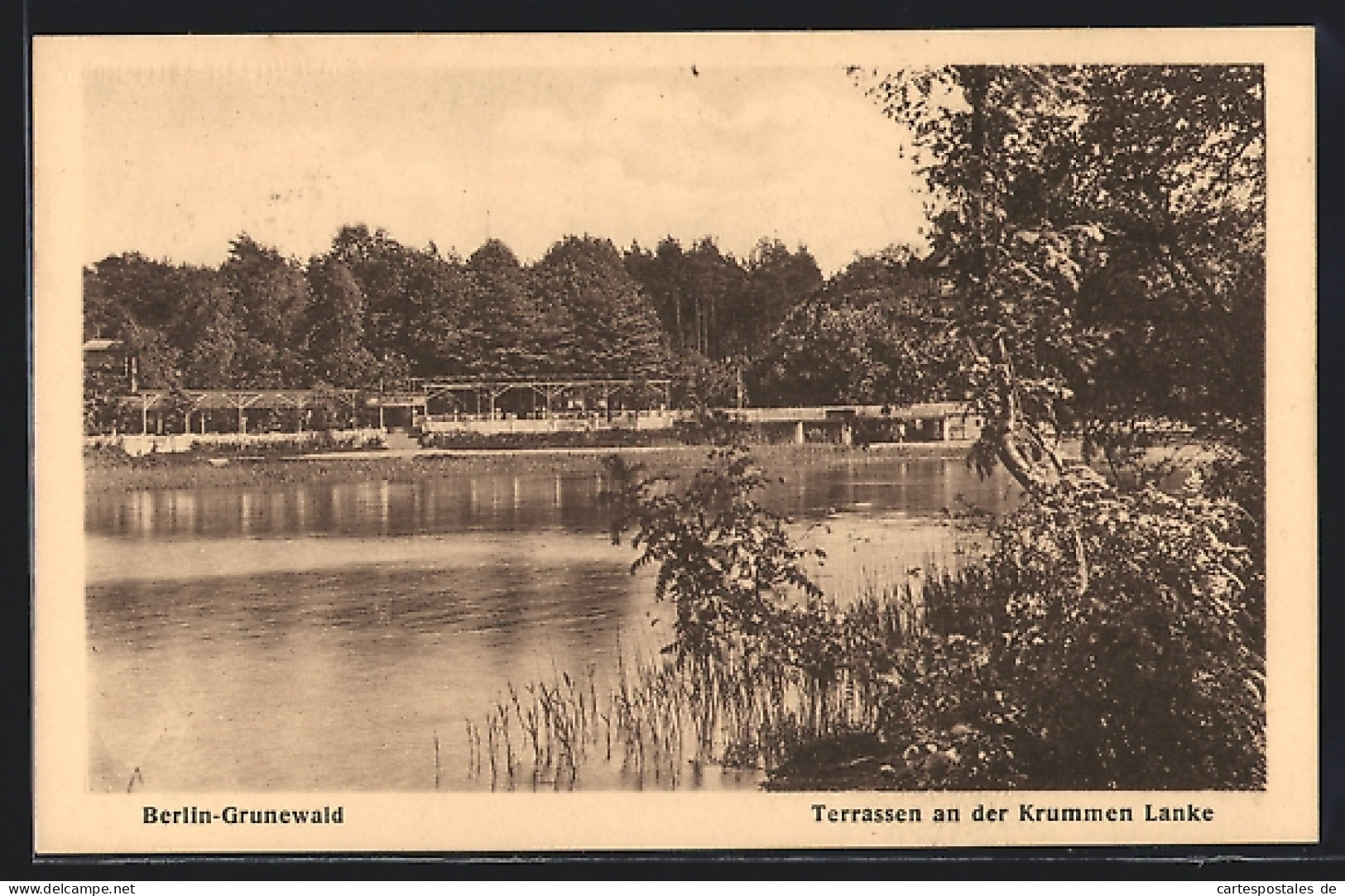 AK Berlin-Grunewald, Terrassen An Der Krummen Lanke  - Zehlendorf