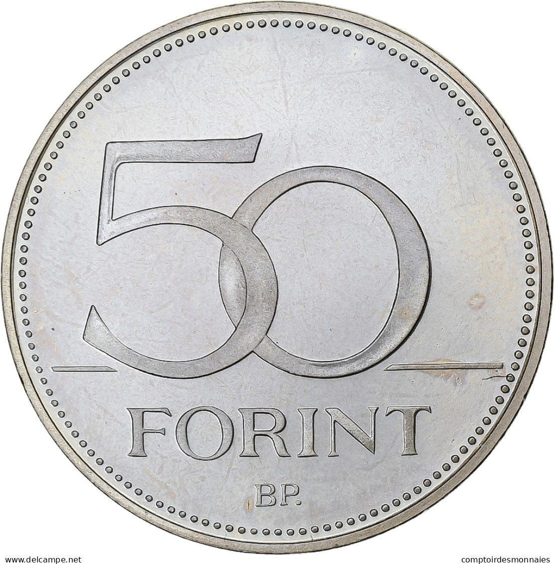 Hongrie, 50 Forint, 2001, Budapest, Cupro-nickel, SPL, KM:697 - Hungary