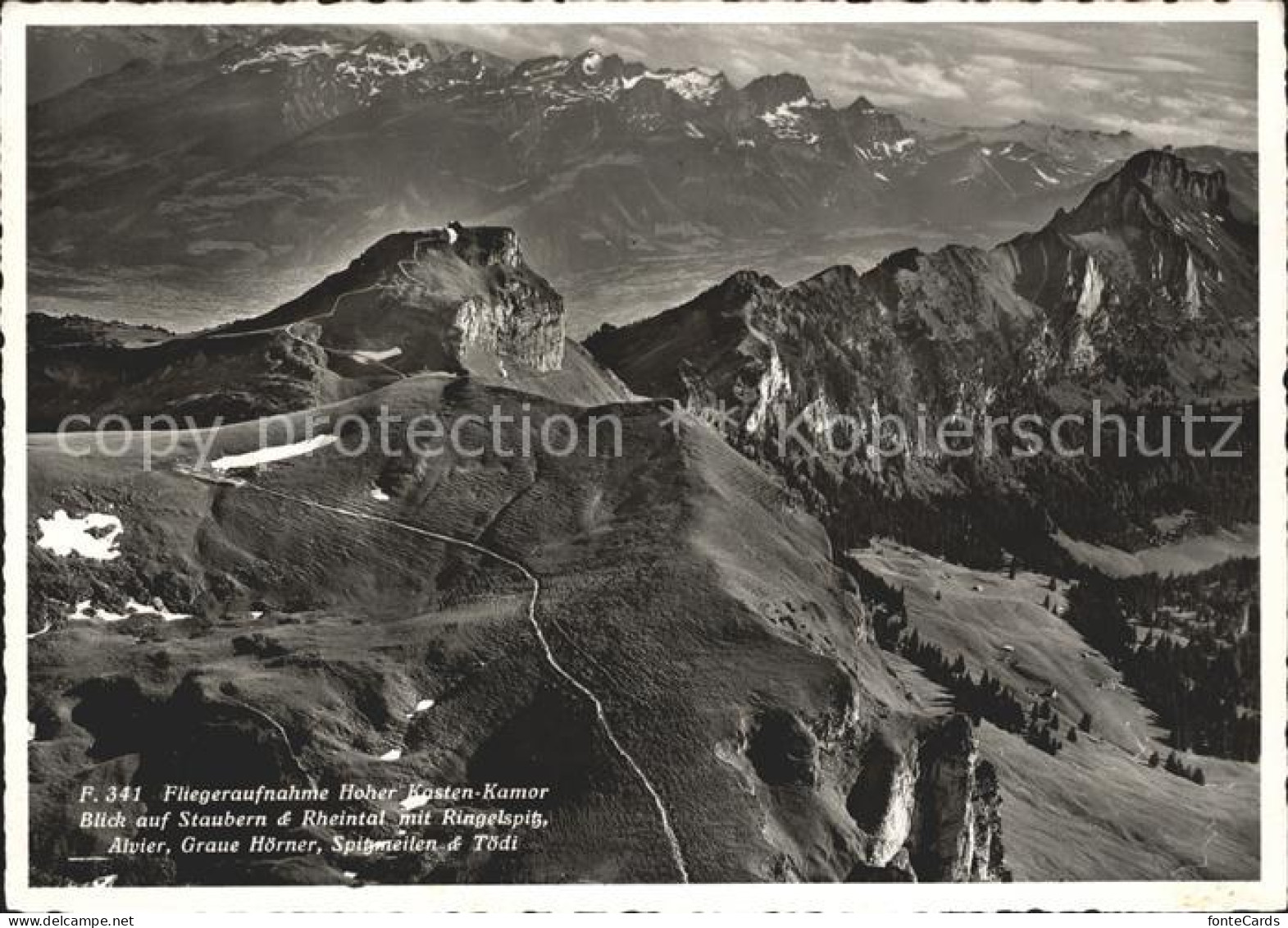 11622562 Toedi Fliegeraufnahme Hoher Kasten Kamor Toedi - Autres & Non Classés