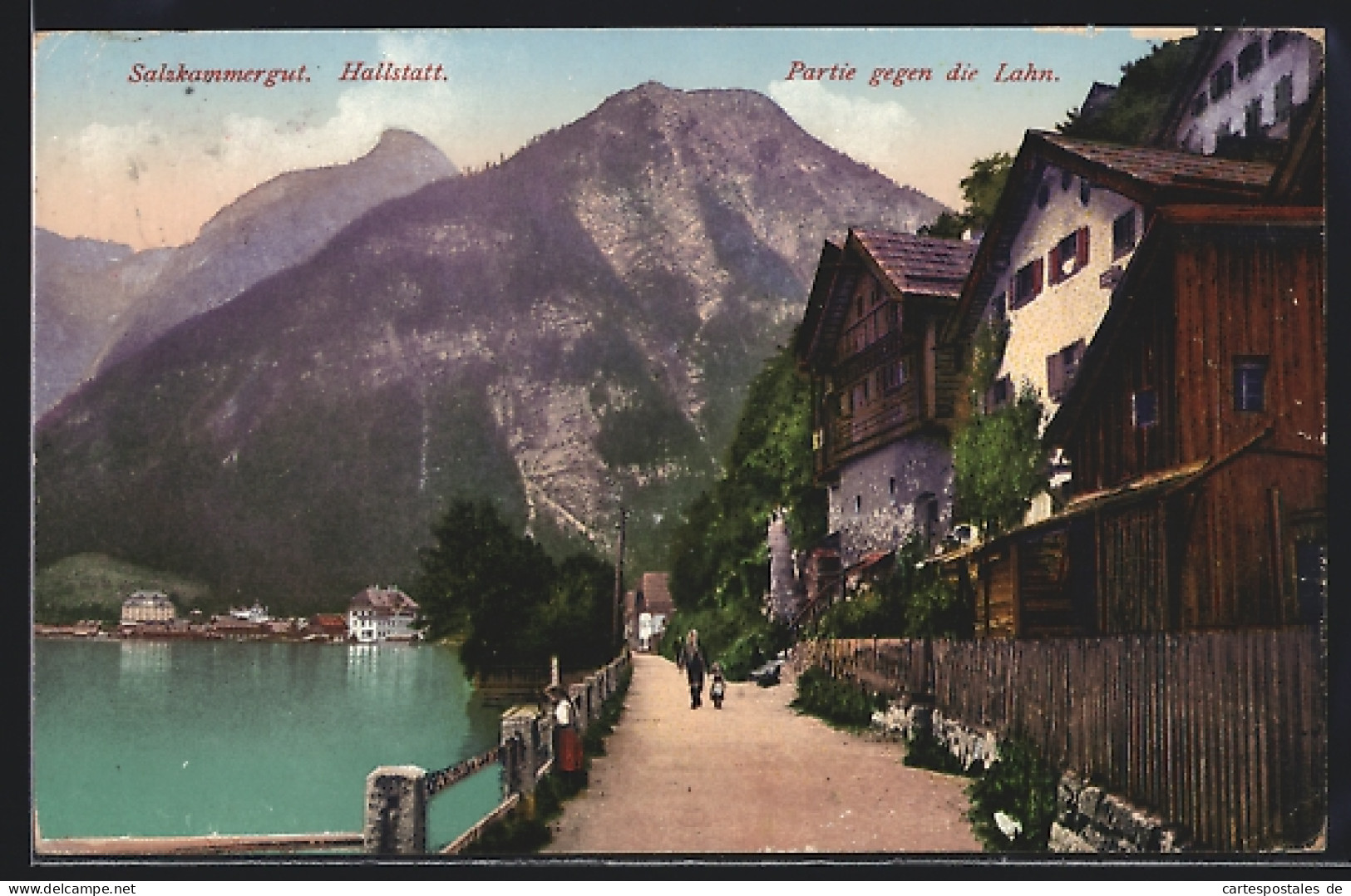 AK Hallstatt, Salzkammergut, Partie Gegen Die Lahn  - Altri & Non Classificati