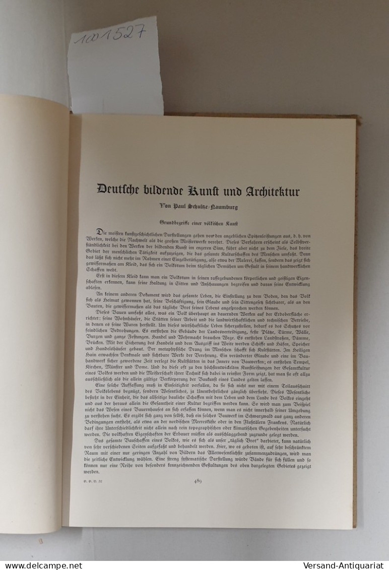 Deutsche Bildende Kunst Und Architektur. - Autres & Non Classés