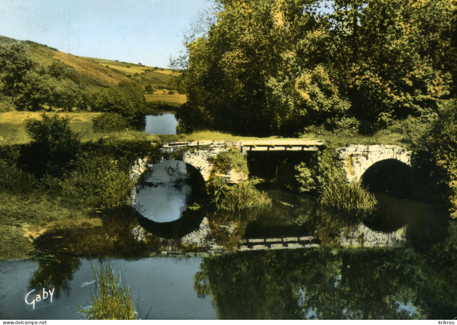 CPSM   CARHAIX  - Vieux Pont De Moulin Meur. - Carhaix-Plouguer