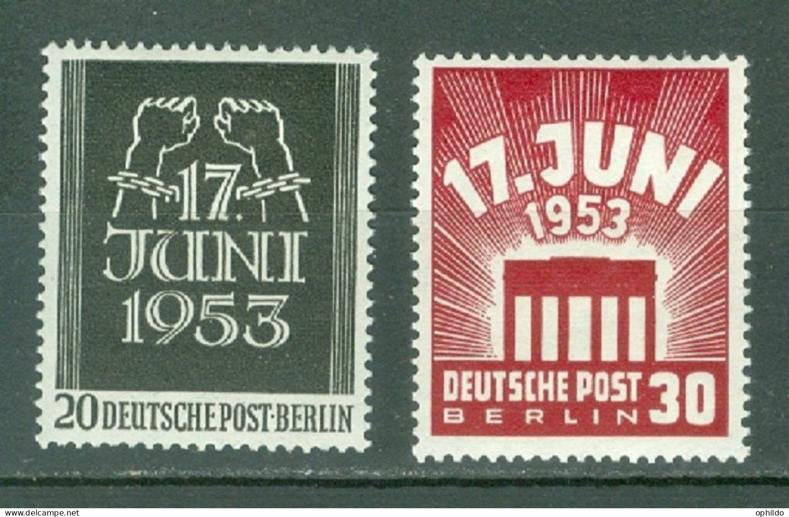 Berlin Yvert 96/97 * * TB  Cote 50 Euro - Unused Stamps