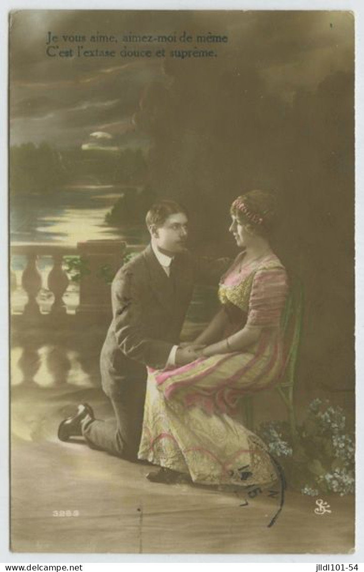 Lot 35 cartes fantaisie, thème Couple (lt9)