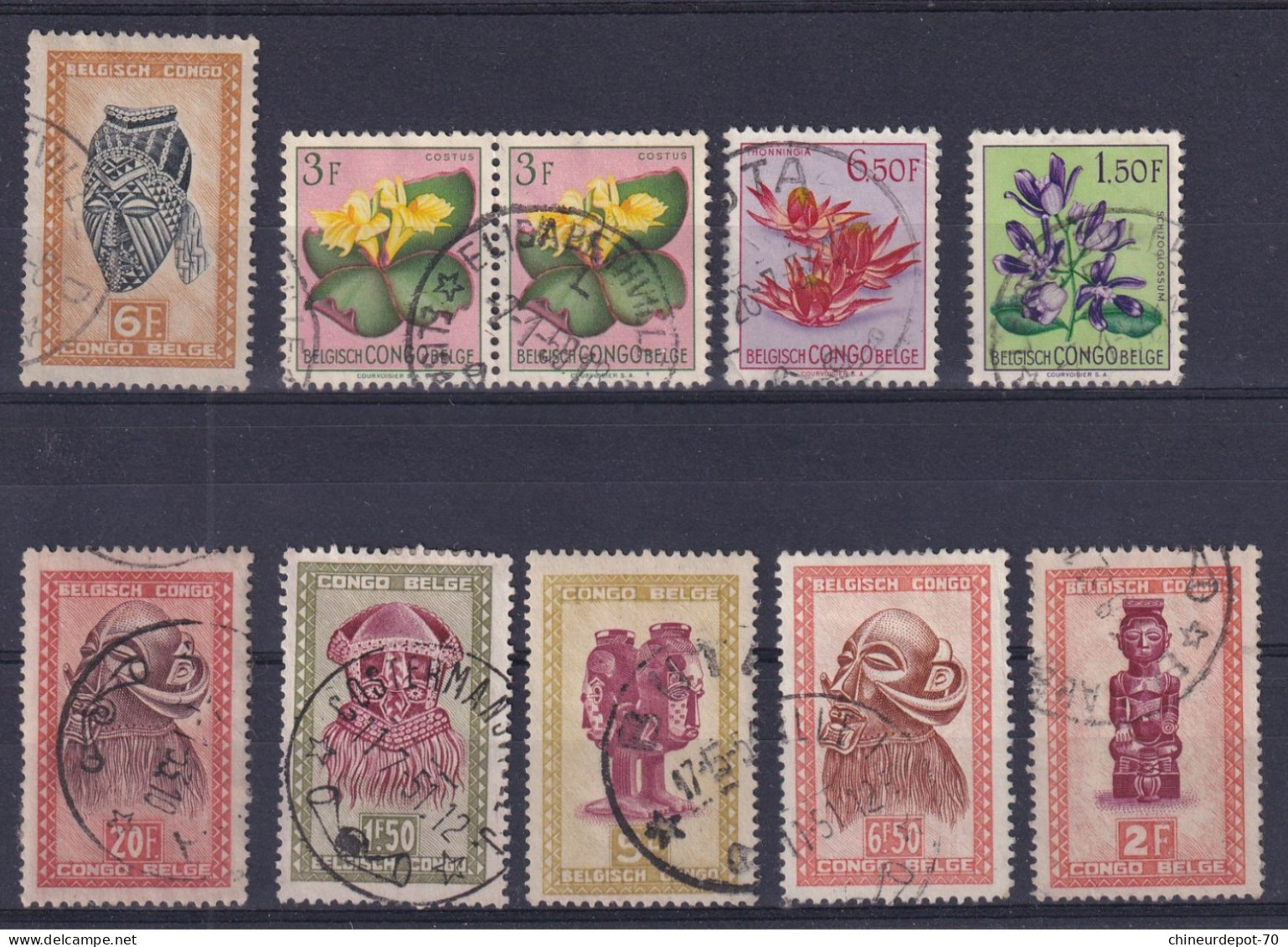 Timbres   Congo Belge - Other & Unclassified