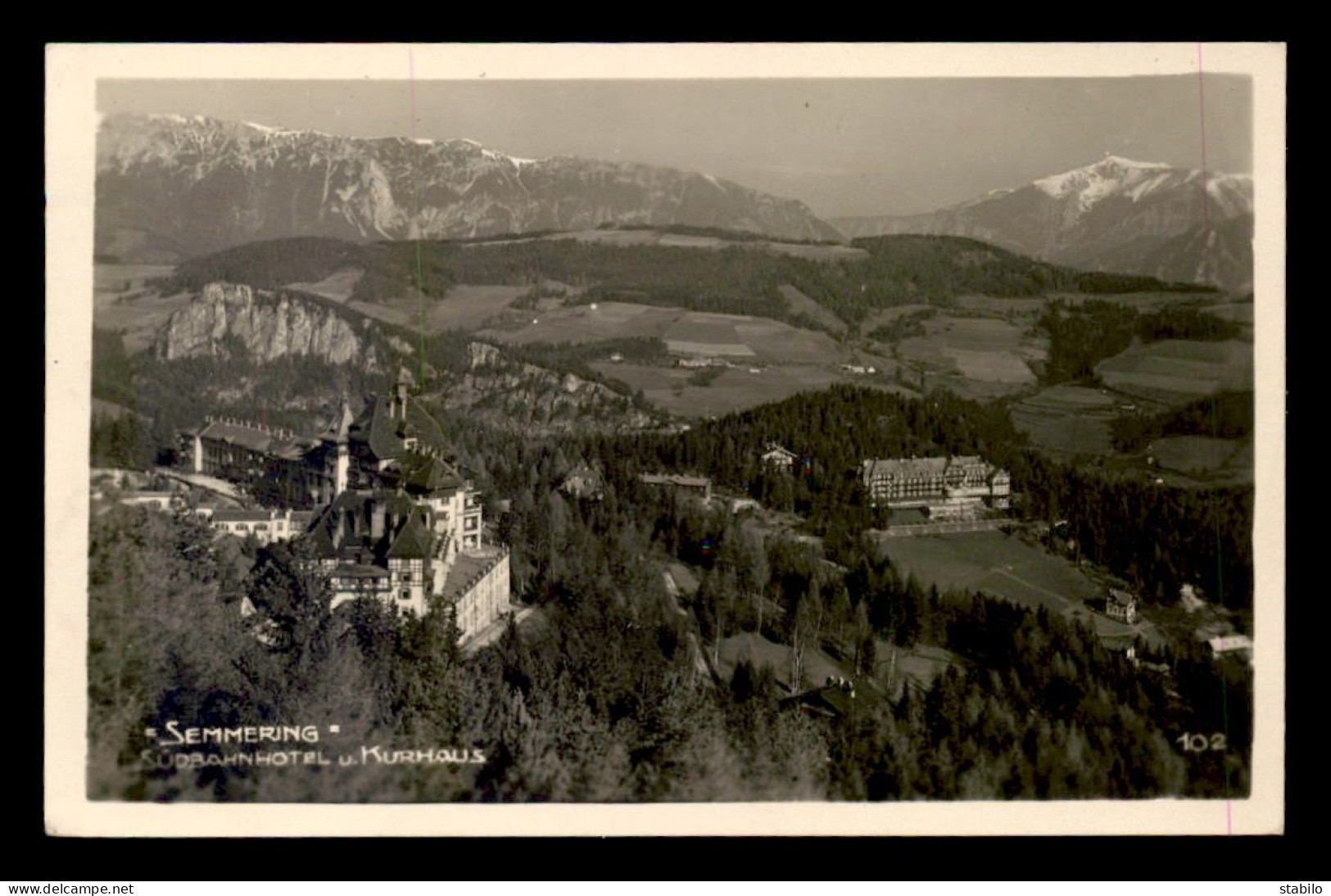 AUTRICHE - SEMMERING - SUDRAHHOTEL UND KURHAUS - Semmering