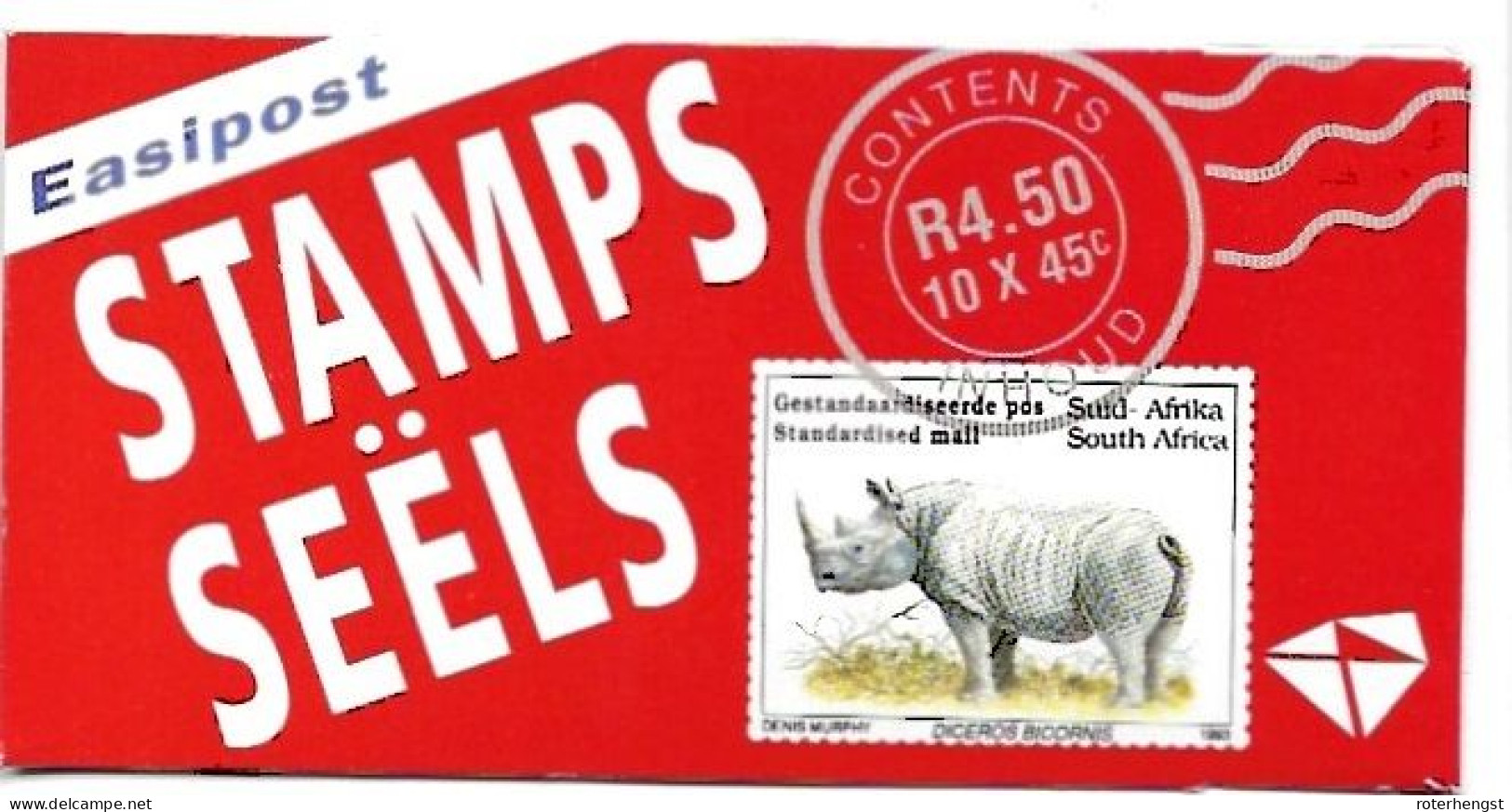 South Africa Booklet Mnh ** 1993 Rhino - Markenheftchen