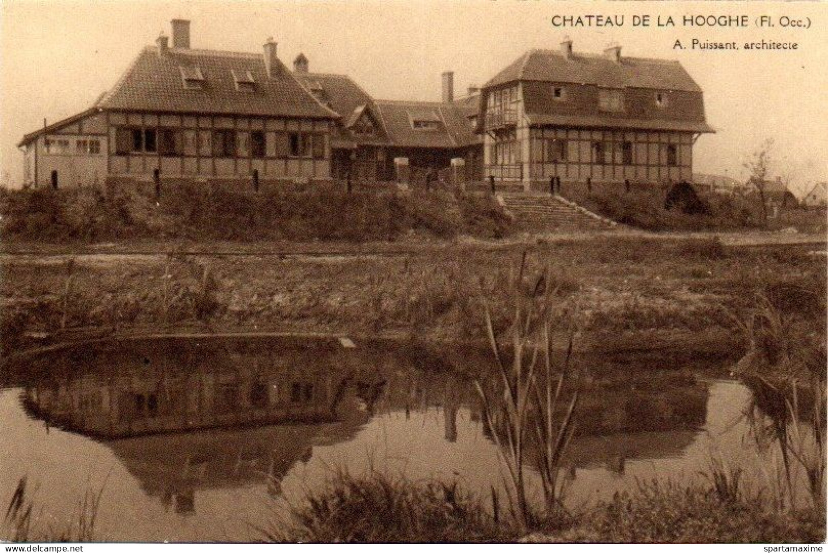 Zillebeke - Château De La Hooghe (kaart Niet Verzonden) - Ieper