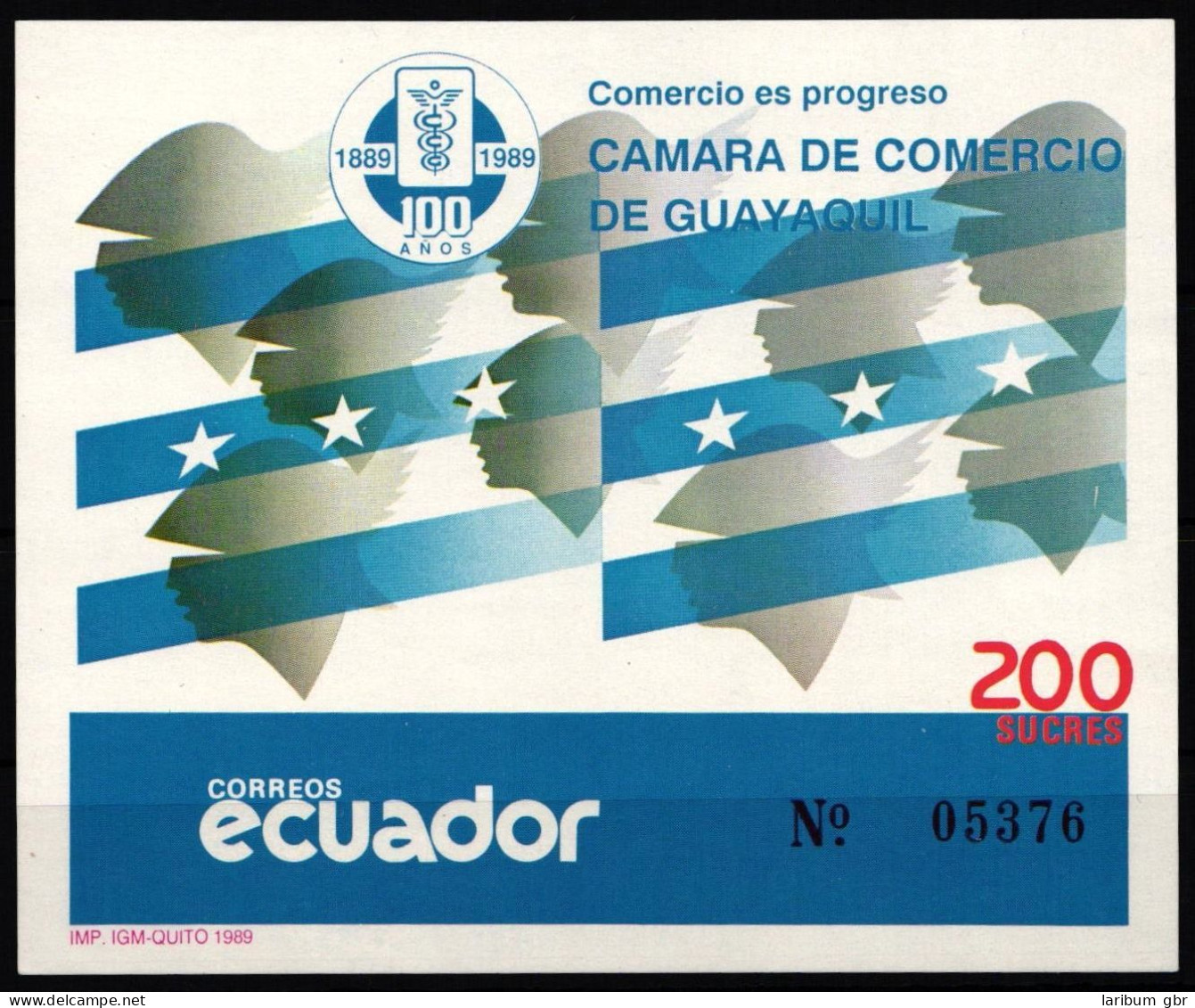 Ecuador Block 137 Postfrisch #KP952 - Ecuador