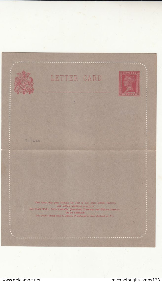 Victoria / Stationery Letter Cards - Other & Unclassified