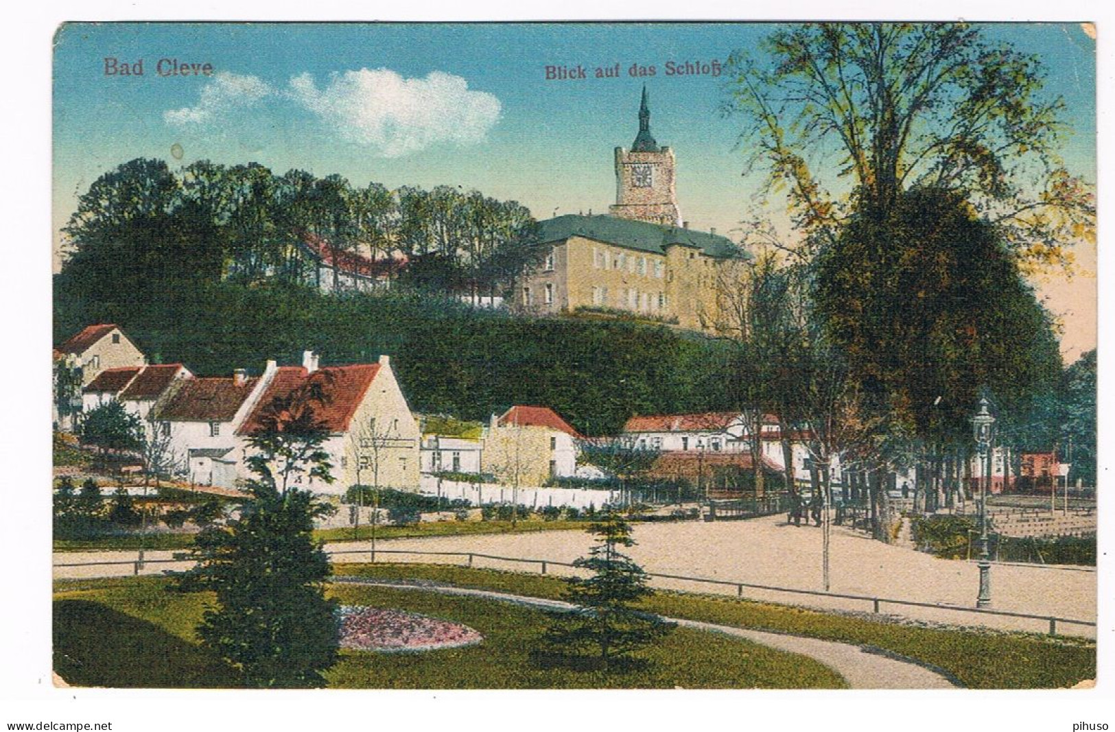 D-17157  BAD CLEVE : Blick Auf Das Schloss - Kleve