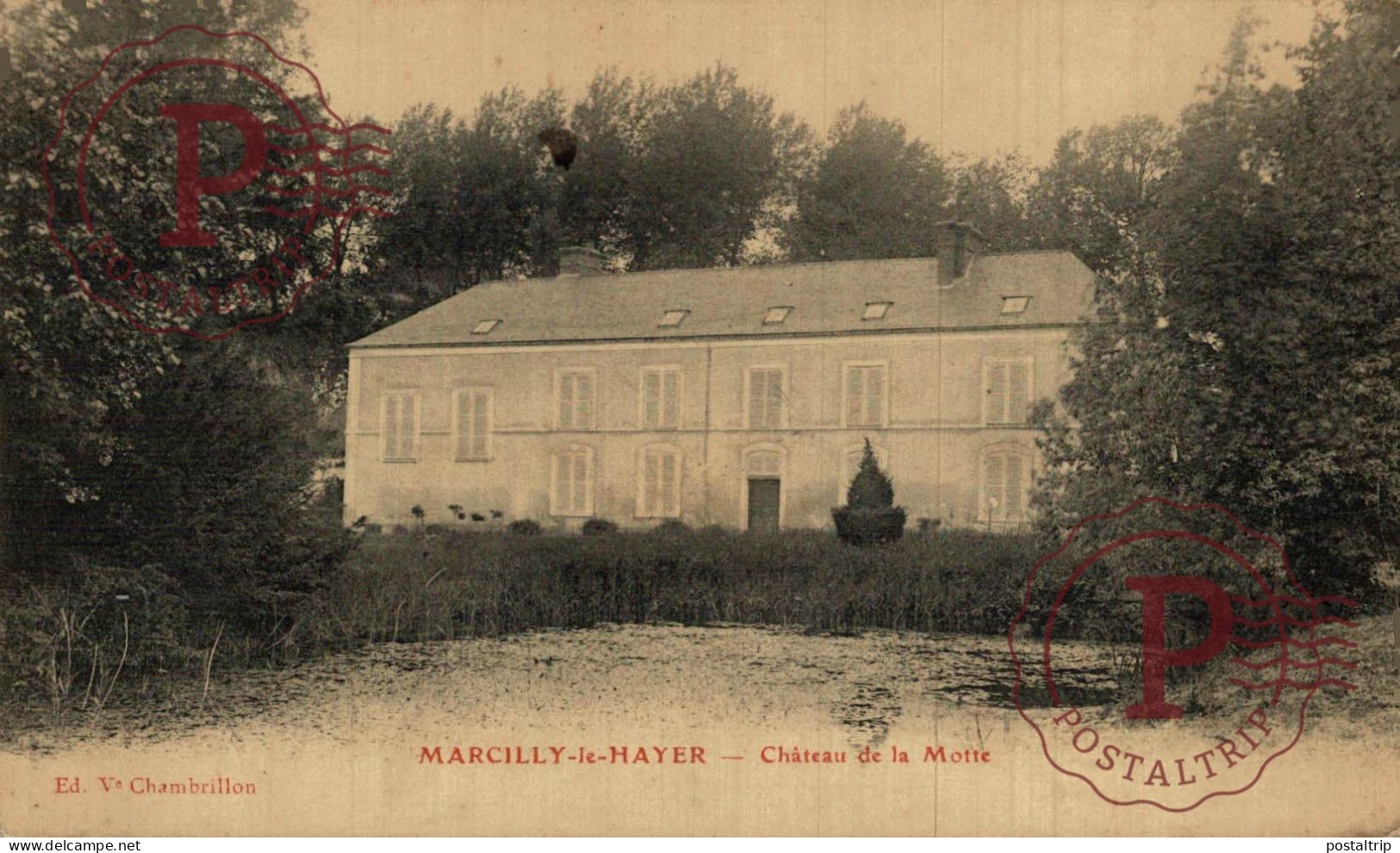 FRANCIA. FRANCE. MARCILLY LE HAYER CHATEAU DE LA MOTTE. - Marcilly