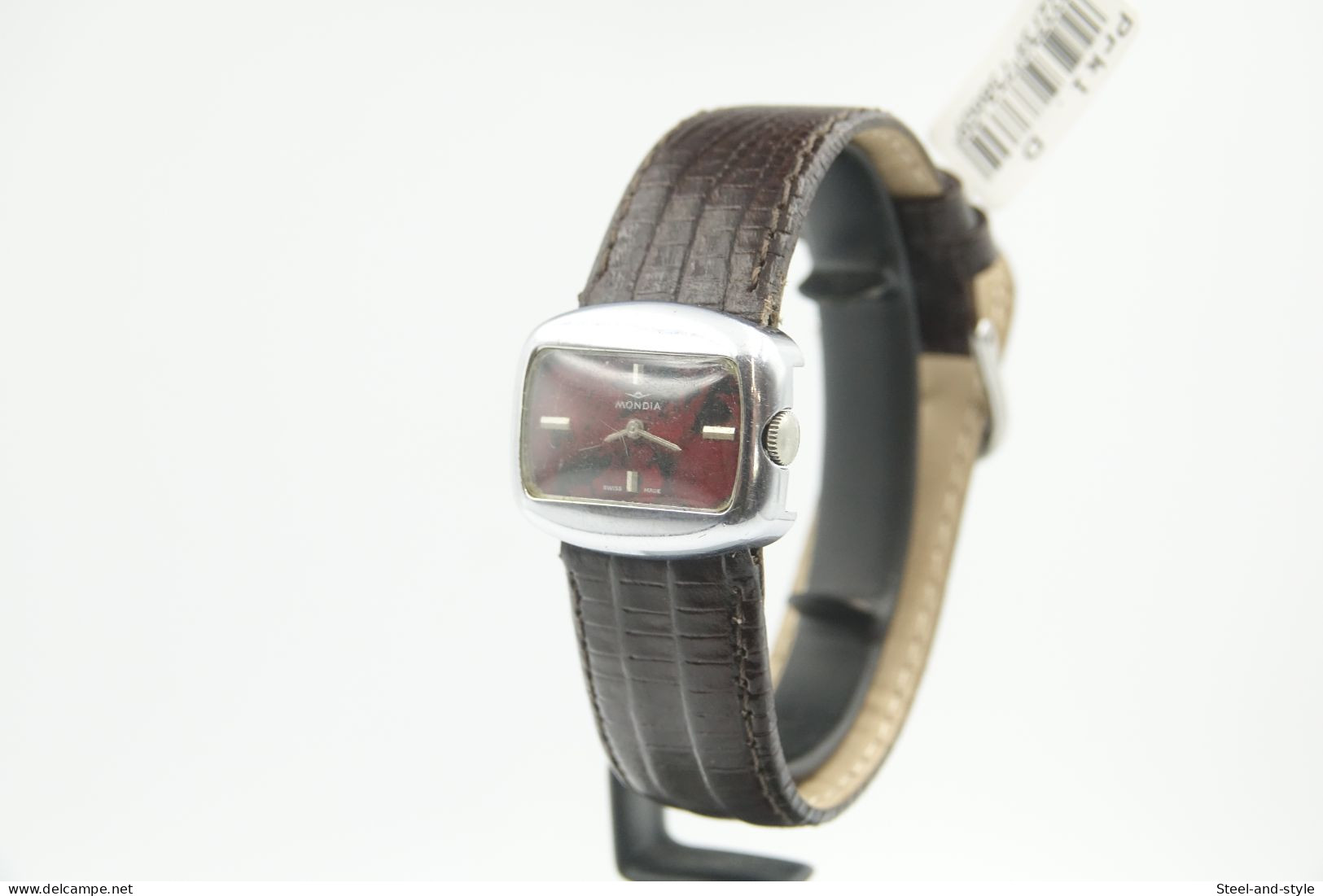 Watches : ZENITH MONDIA Ladies Space Age TV Screen Watch- Original - Swiss - 60-70's - Excelent Condition - Sonstige & Ohne Zuordnung