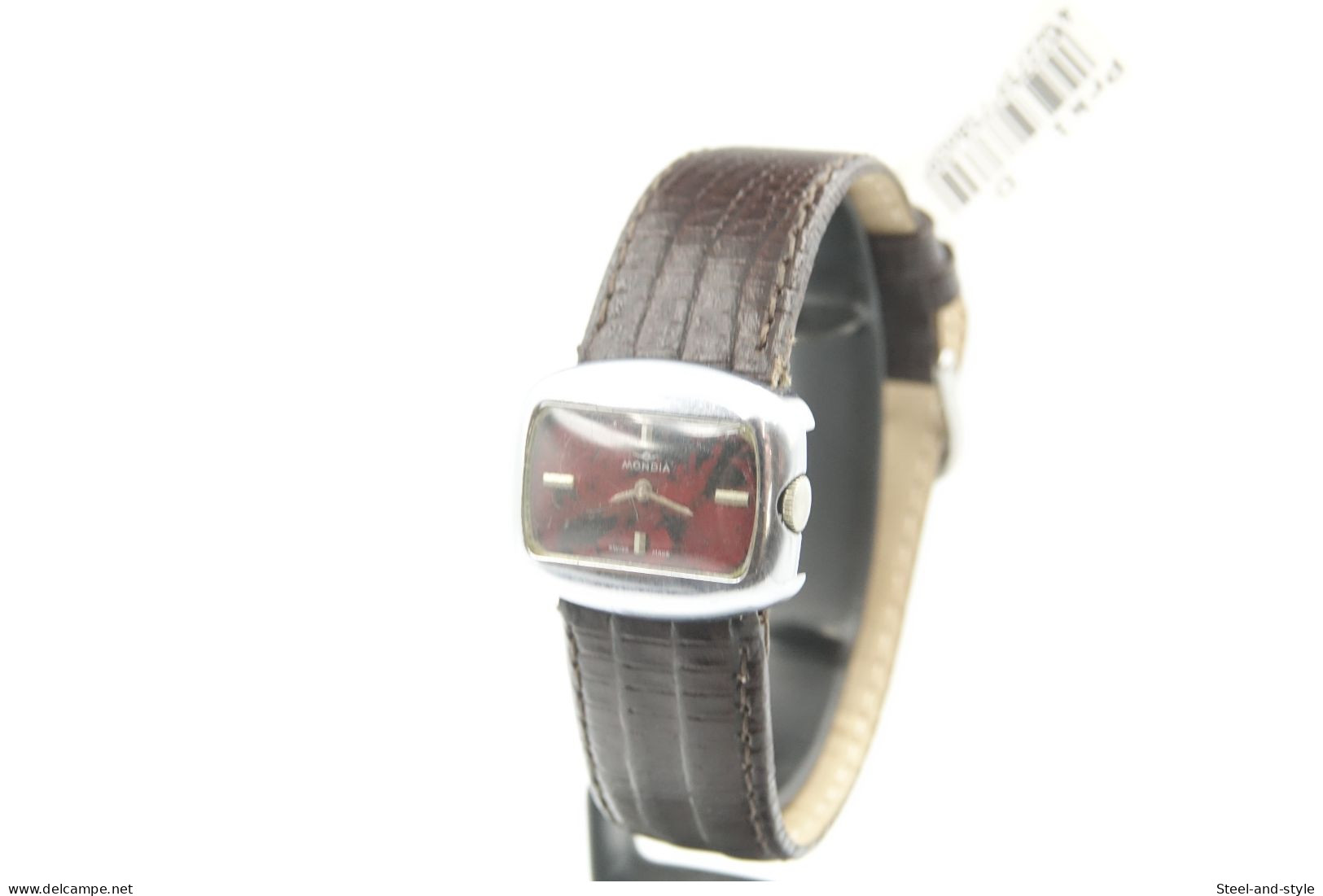 Watches : ZENITH MONDIA Ladies Space age TV screen watch- original - swiss - 60-70's - excelent condition