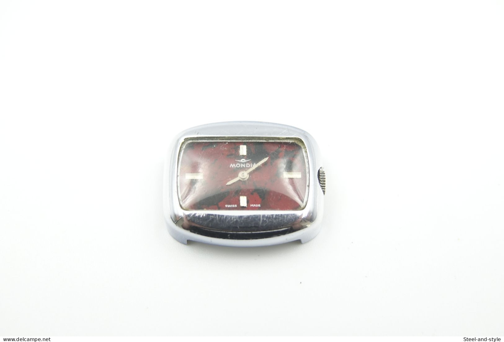 Watches : ZENITH MONDIA Ladies Space age TV screen watch- original - swiss - 60-70's - excelent condition