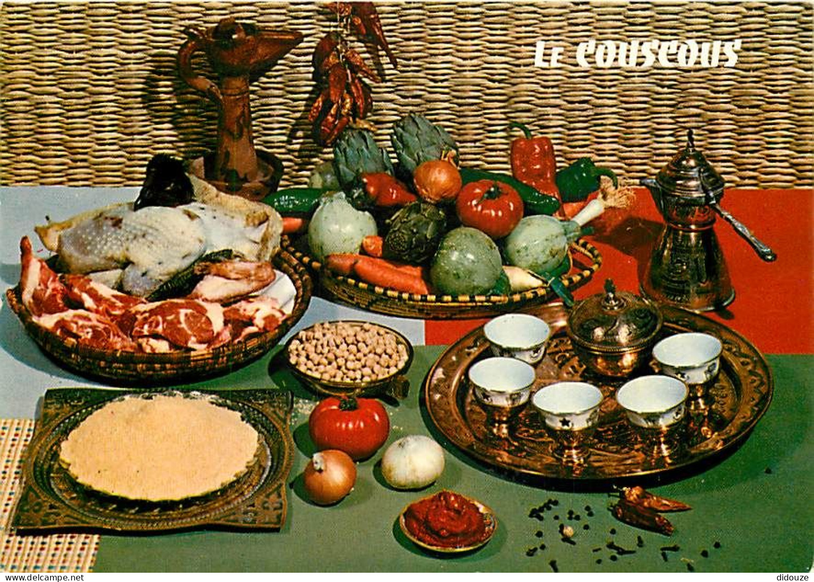 Recettes De Cuisine - Couscous - Carte Neuve - Gastronomie - CPM - Voir Scans Recto-Verso - Recipes (cooking)