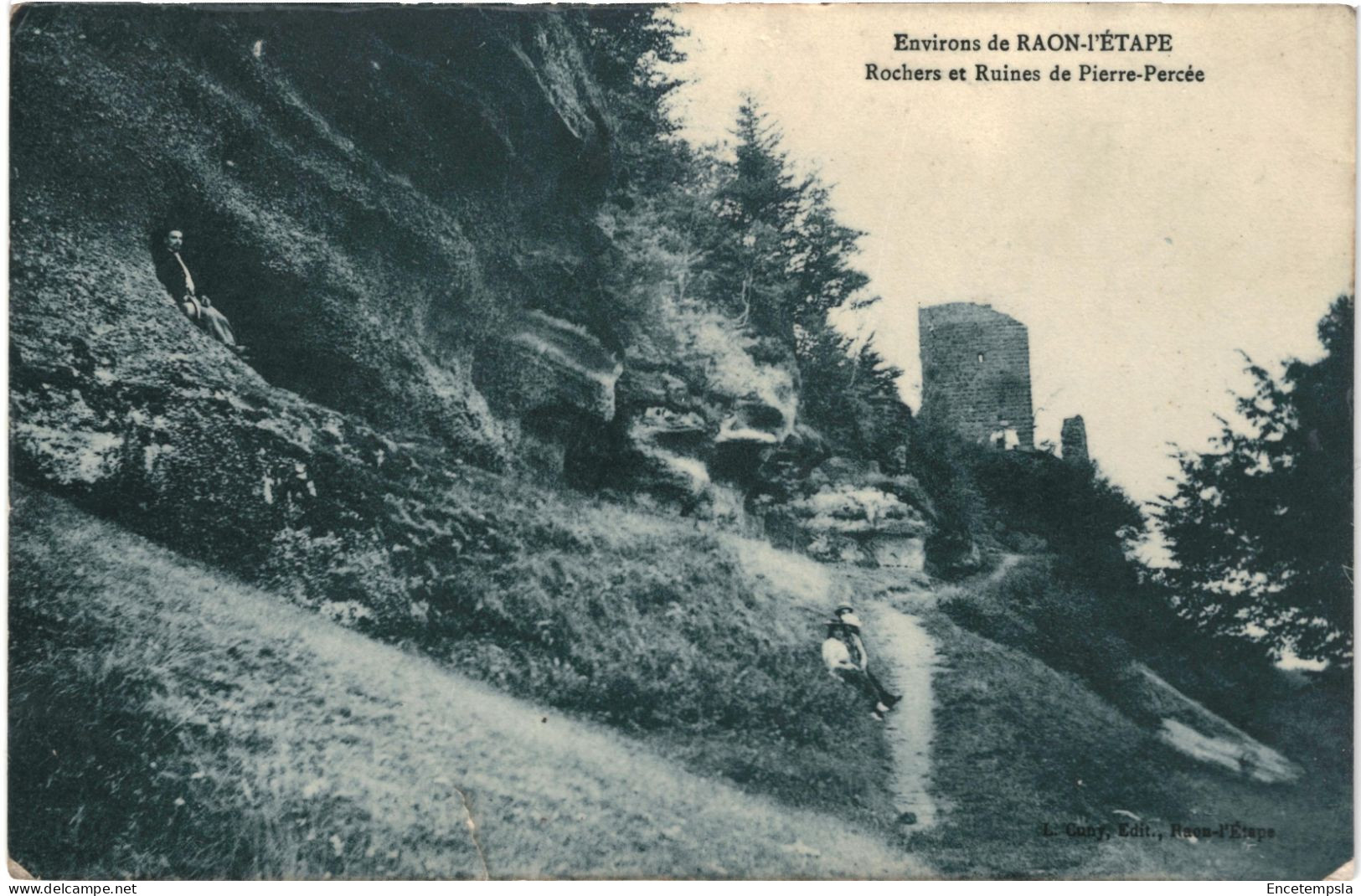 CPA Carte Postale France Raon-l'Étape Rochers Et Ruines De Pierre Percée  VM80608 - Raon L'Etape