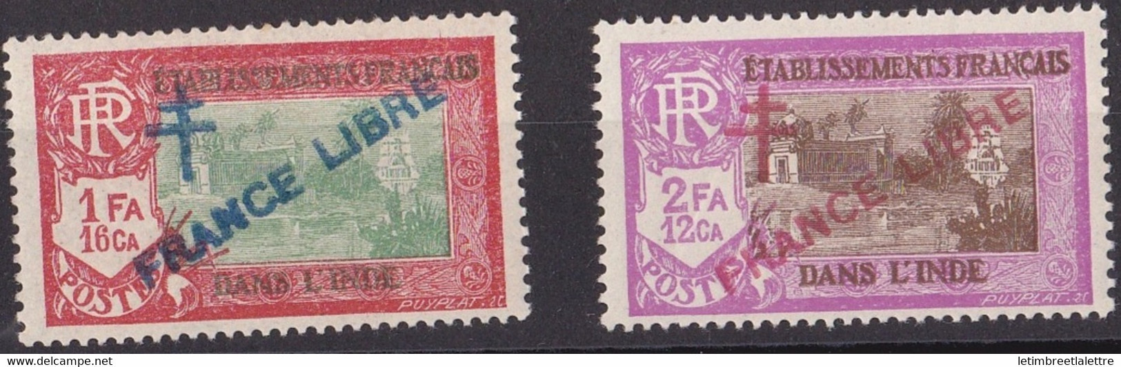 Inde - YT N° 164 Et 165 ** - Neuf Sans Charnière - 1941 / 1943 - Ungebraucht