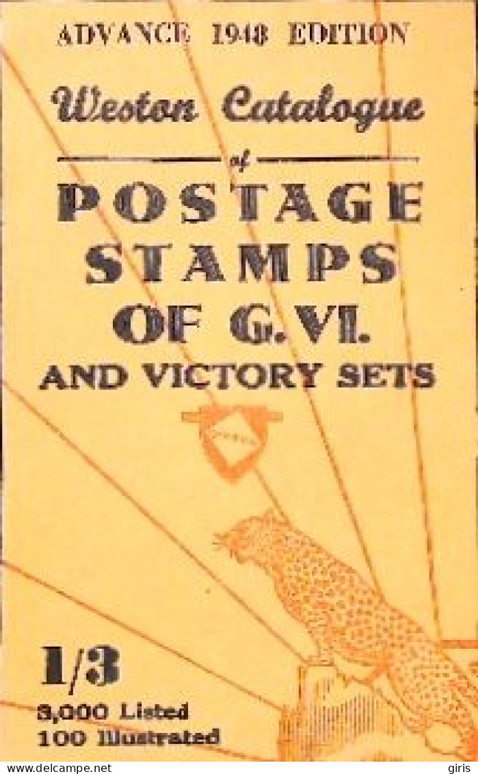 Timbres - Livres - Magazines - Anglais - Weston Catalogue - Postage Stamps  Of G.VI - 1948 -  4 Photos - Englisch (ab 1941)