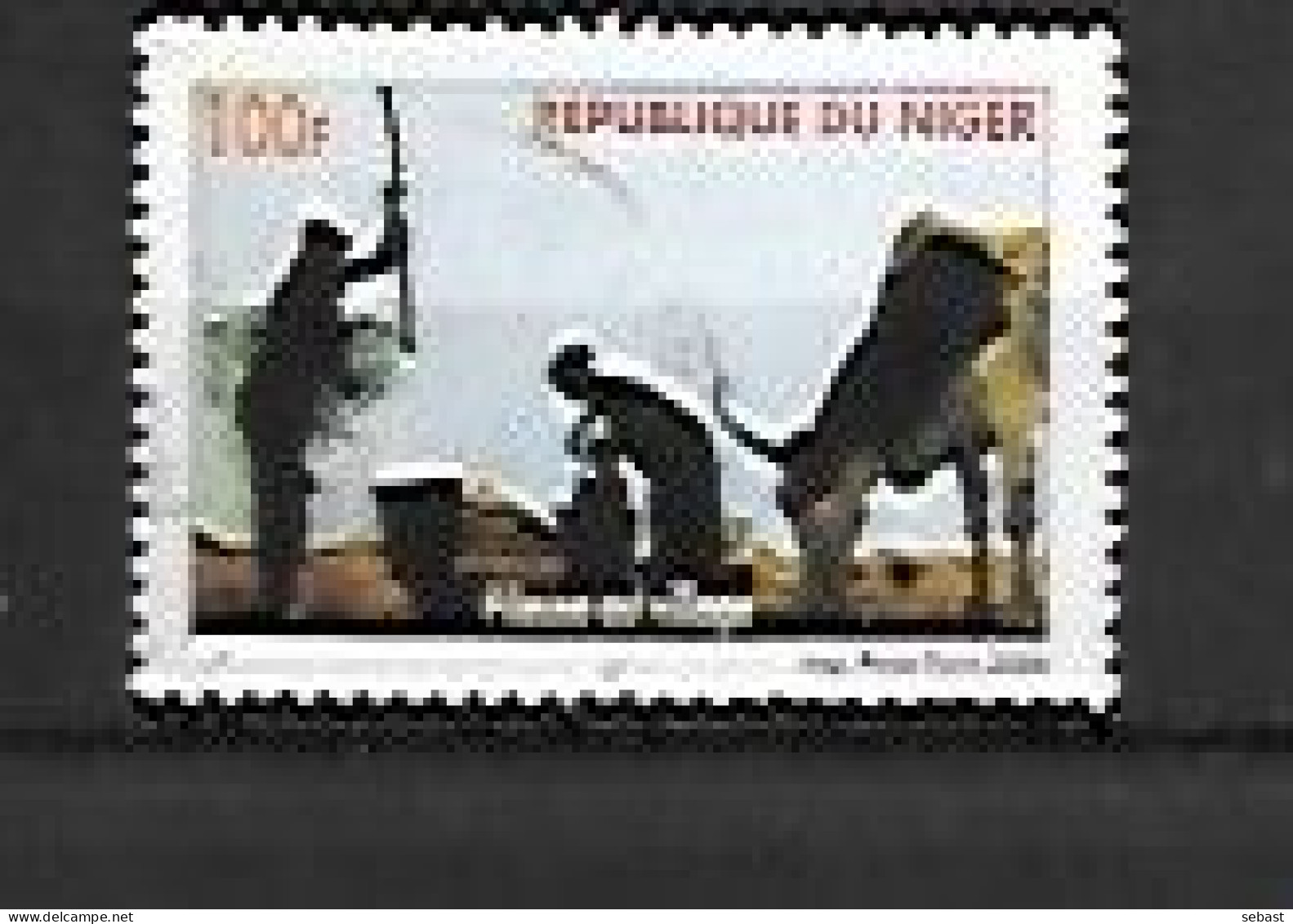 TIMBRE OBLITERE DU NIGER DE 2008 N° MICHEL 2007 - Niger (1960-...)