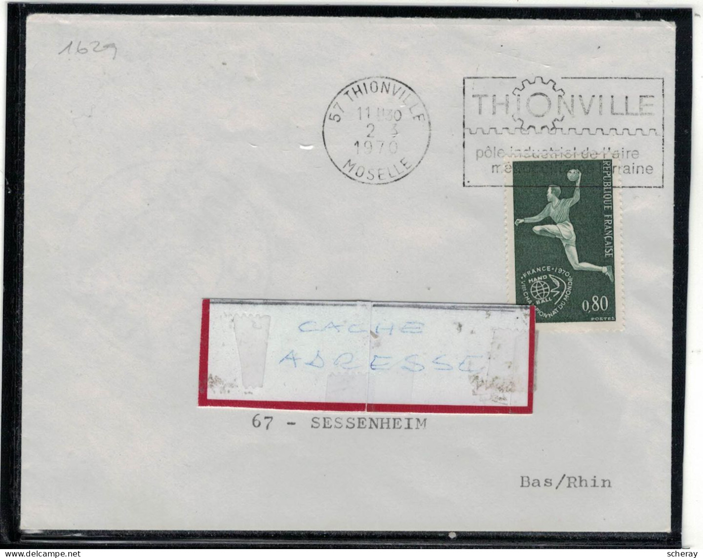 YT 1629 SSL/ THIONVILLE 2/3/1970 FAD POLE INDUSTRIEL - 1961-....