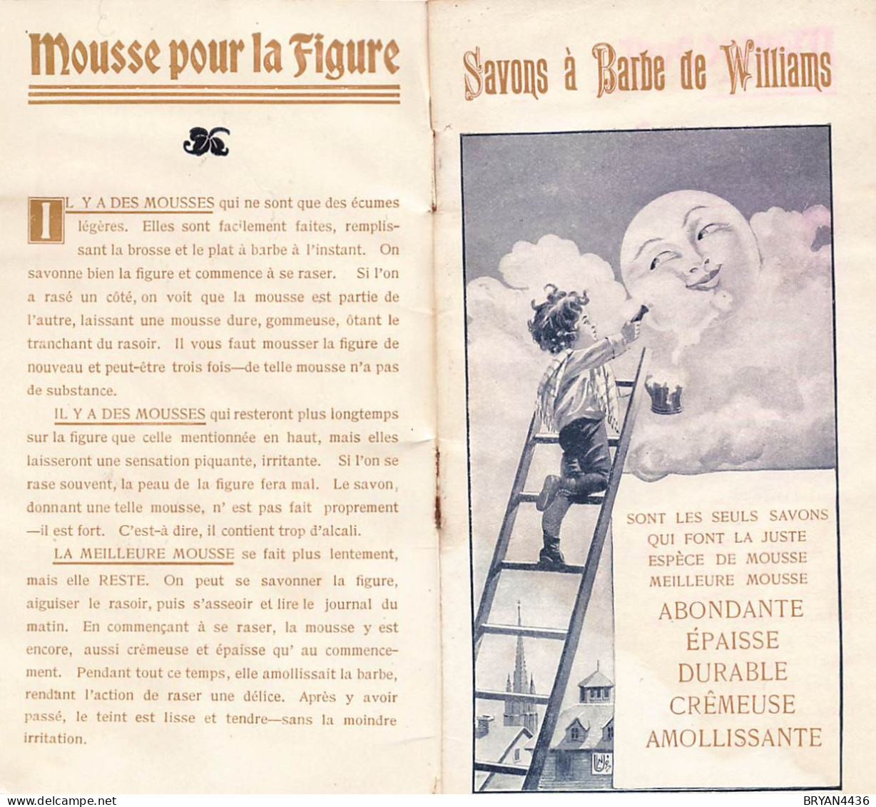 SAVON WILLIAMS à BARBE Et à TOILETTE - PARIS - 5, Rue De LA PAIX - PETIT CARNET PUB- ILLUSTRE ANCIEN -14 Pages  7,5x15cm - Droguerie & Parfumerie