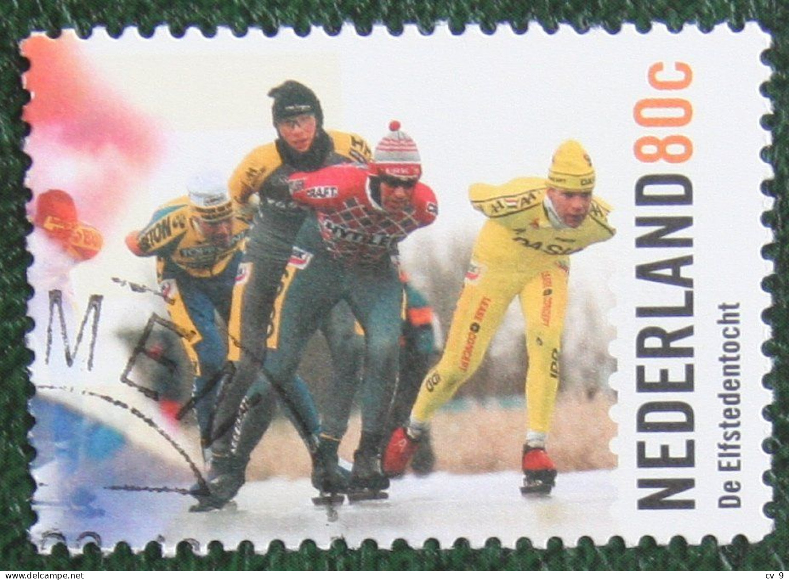 Hoogtepunten Uit De 20e Eeuw Elfstedentocht Skating NVPH 1851 (Mi 1749) 1999 Gestempeld / Used NEDERLAND / NIEDERLANDE - Used Stamps