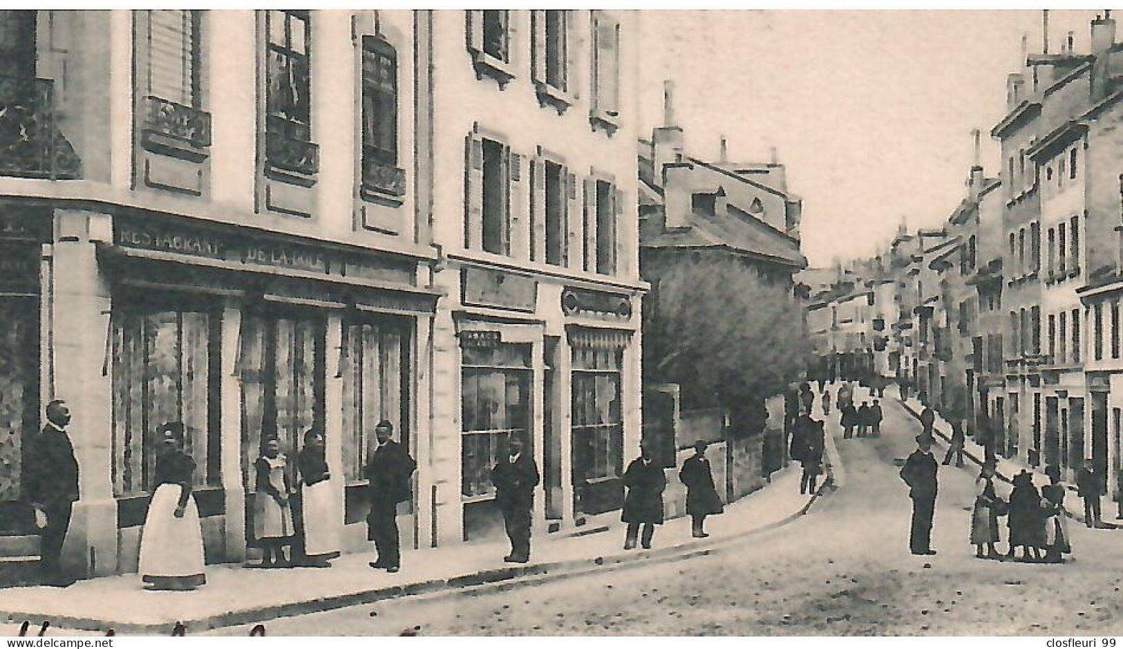 Nyon, Rue De La Gare  En  13.4.1901 / Très Animée - Nyon