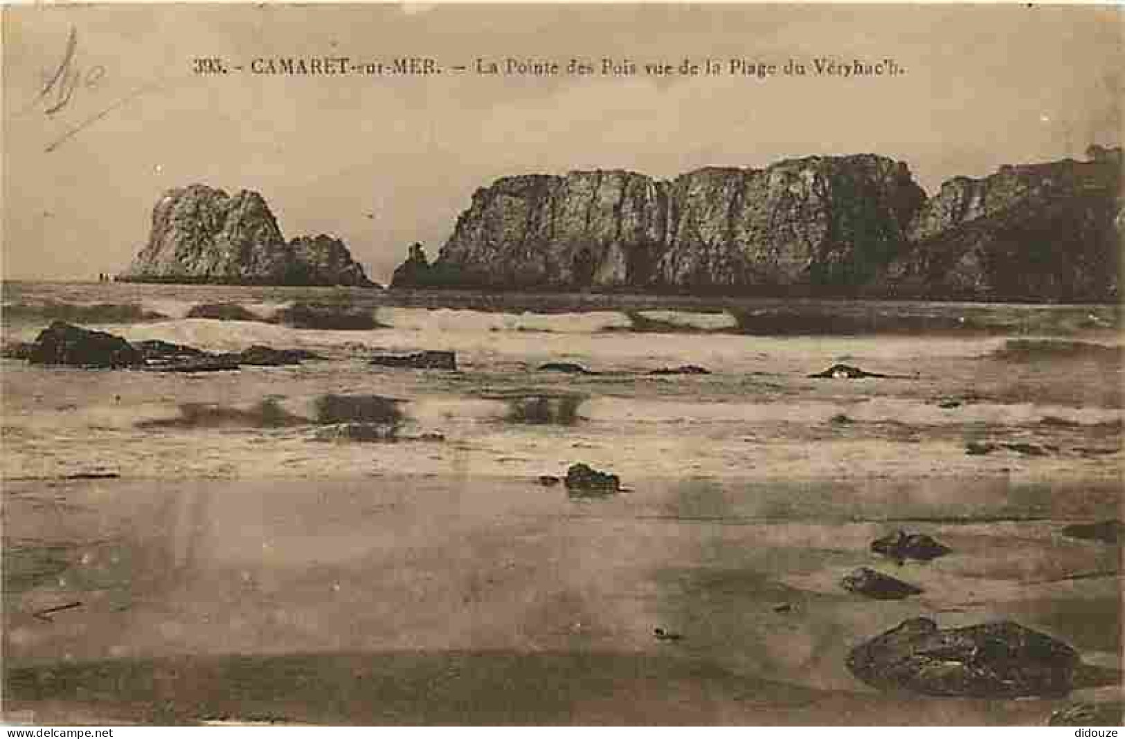 29 - Camaret Sur Mer - La Pointe Des Pois Vue De La Plage Di, Véryhac'h - CPA - Voir Scans Recto-Verso - Camaret-sur-Mer