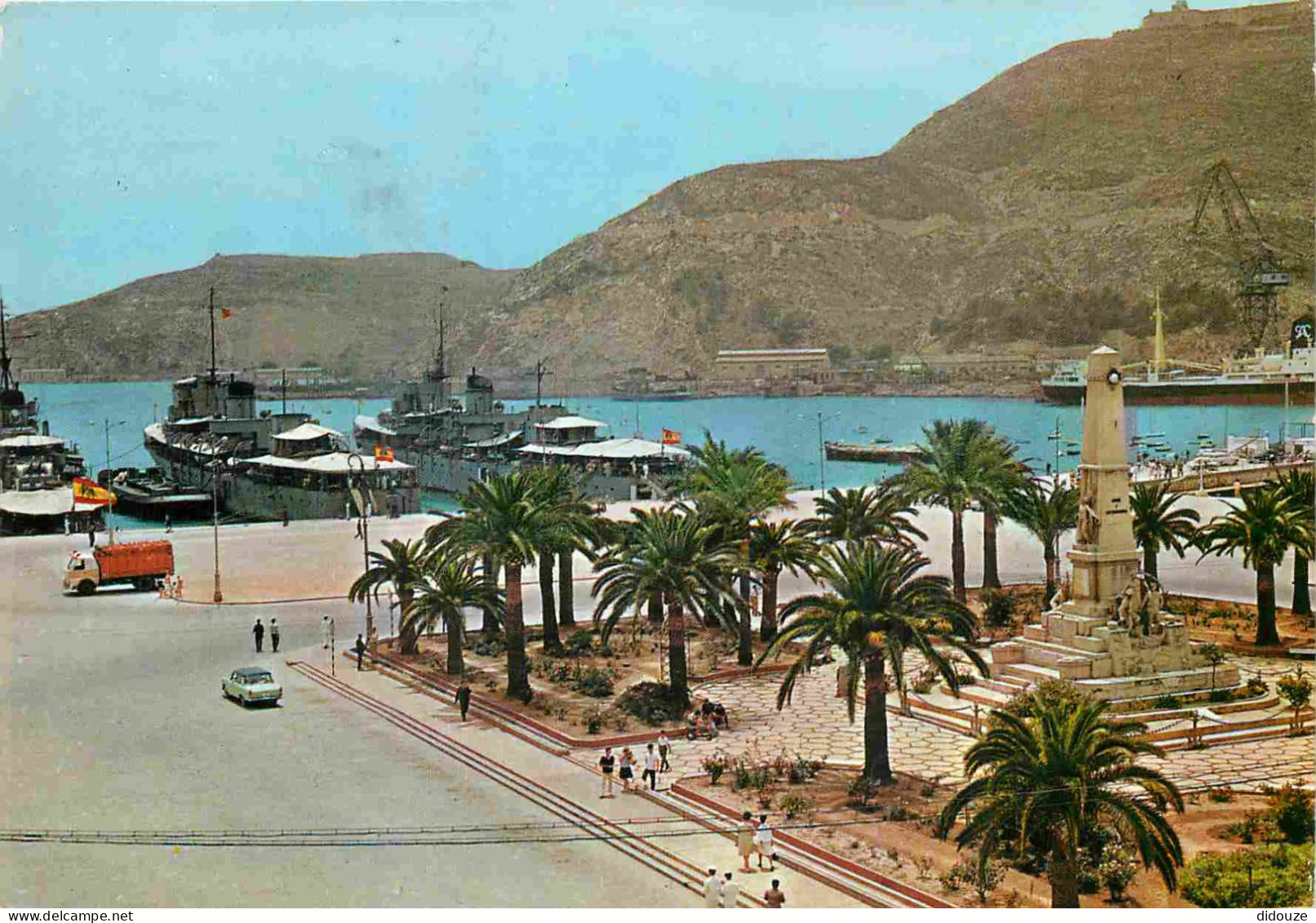 Espagne - Espana - Murcia - Cartagena - Monumento A Los Heroes De Santiago Y Cavite - Bateaux - CPM - Voir Scans Recto-V - Murcia