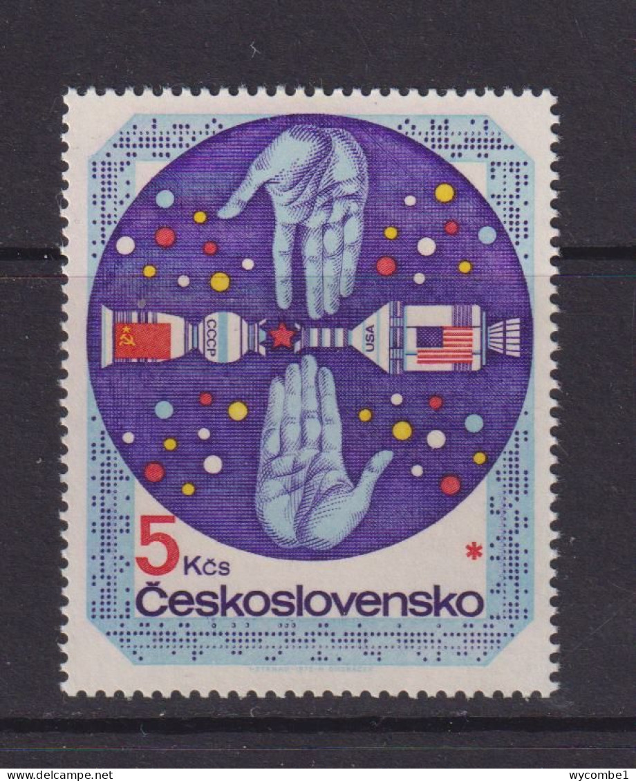CZECHOSLOVAKIA  - 1975 Space Research Set Never Hinged Mint - Ongebruikt