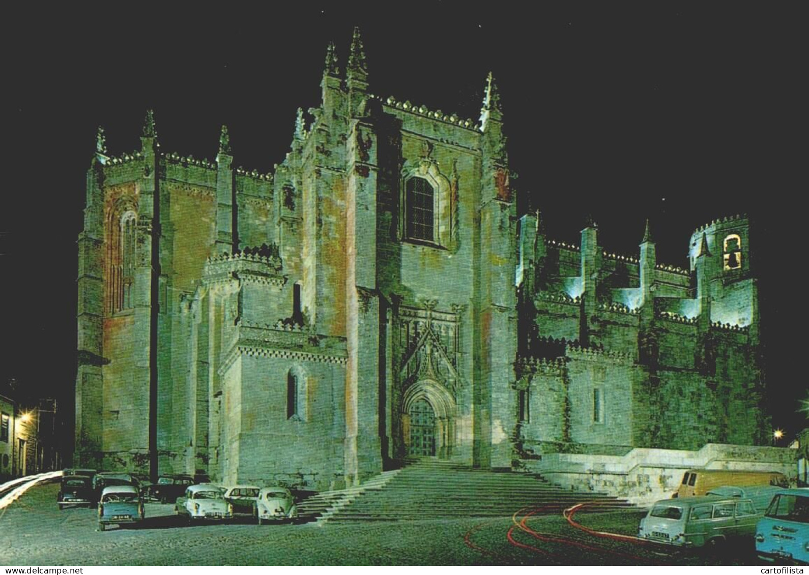 GUARDA - Vista Noturna Da Sé Catedral  ( 2 Scans ) - Guarda