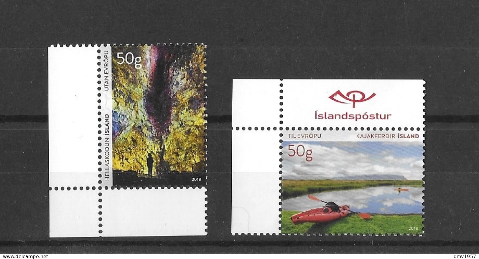 Iceland 2018 MNH Tourism. Tourist Activities In Iceland Sg 1549/50 - Unused Stamps