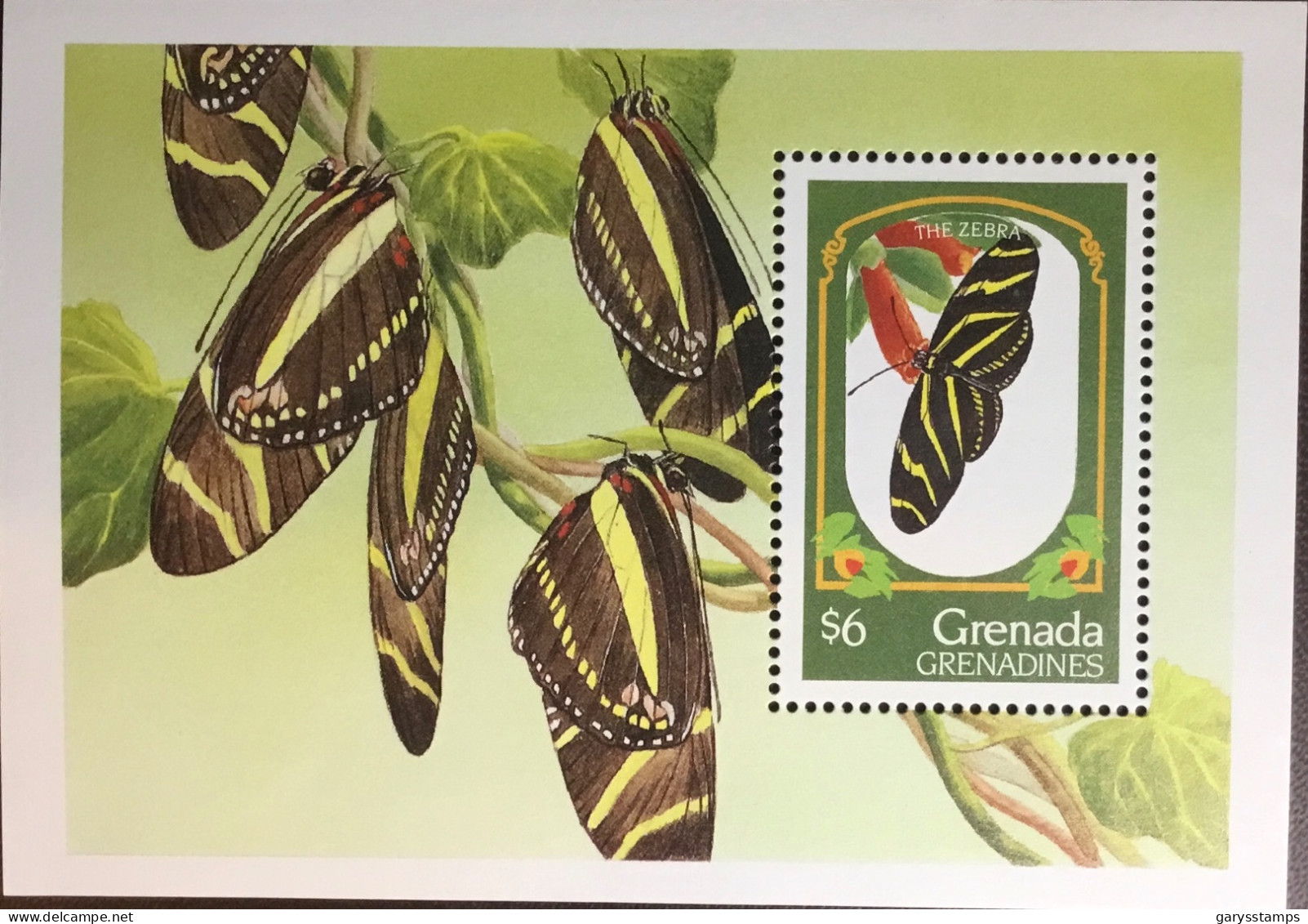 Grenada Grenadines 1993 Butterflies Minisheet MNH - Papillons