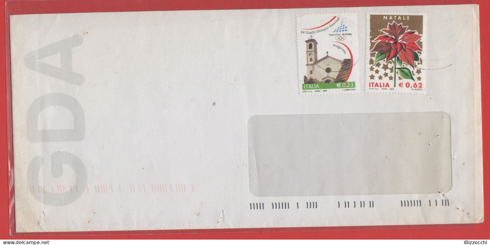 ITALIA - Storia Postale Repubblica - 2005 - 0,23 XX Giochi Olimpici Invernali; Pragelato, Chiesa Di Santa Maria Assunta - 2001-10: Storia Postale