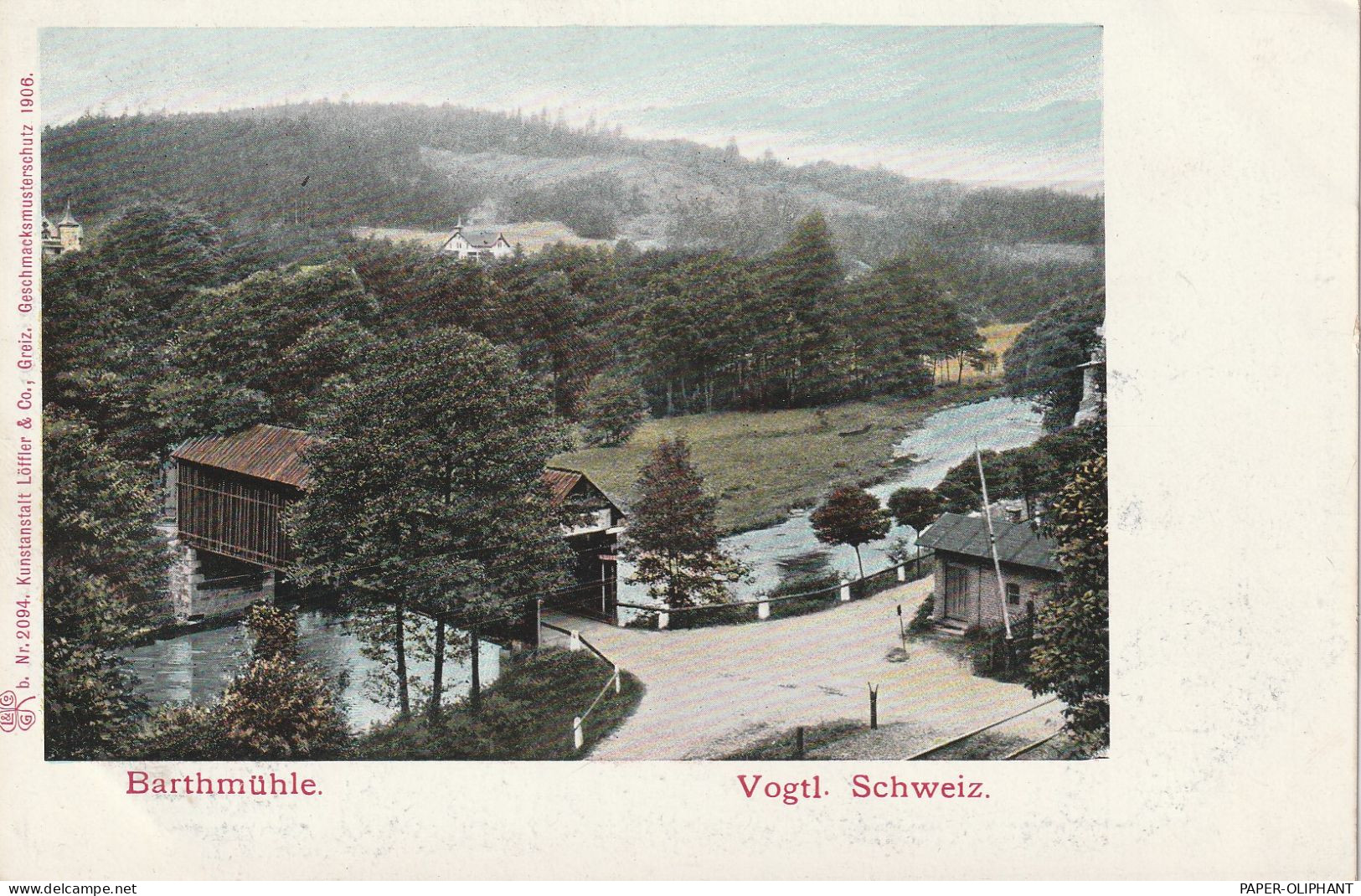 0-9901 PÖHL - BARTHMÜHLE, 1906 - Poehl