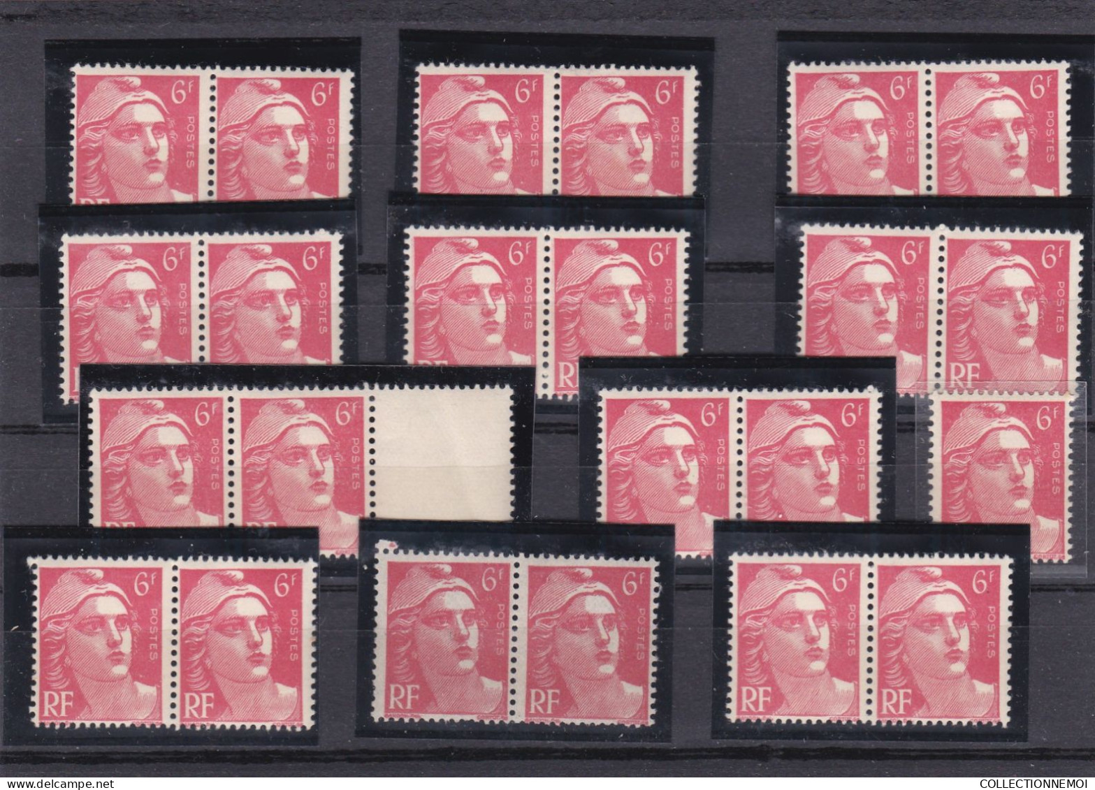 12 Exemplaires Du Numero 721 Ou Petit A Ou Petit B ,,, Tres Forte Cote,je Crois +++ De 300€ ,,, Pas De Charniere - Unused Stamps