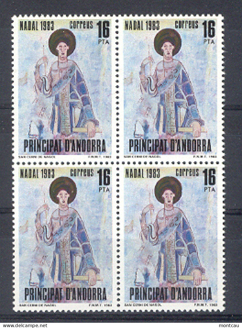 Andorra - 1983, Navidad E=174 S=158 (**) - Ungebraucht